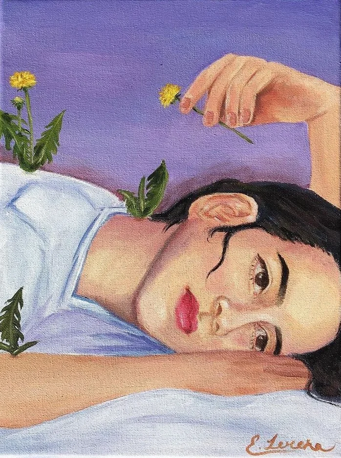 Intrusive, Acrylic on canvas, 8” x 10”, 2020