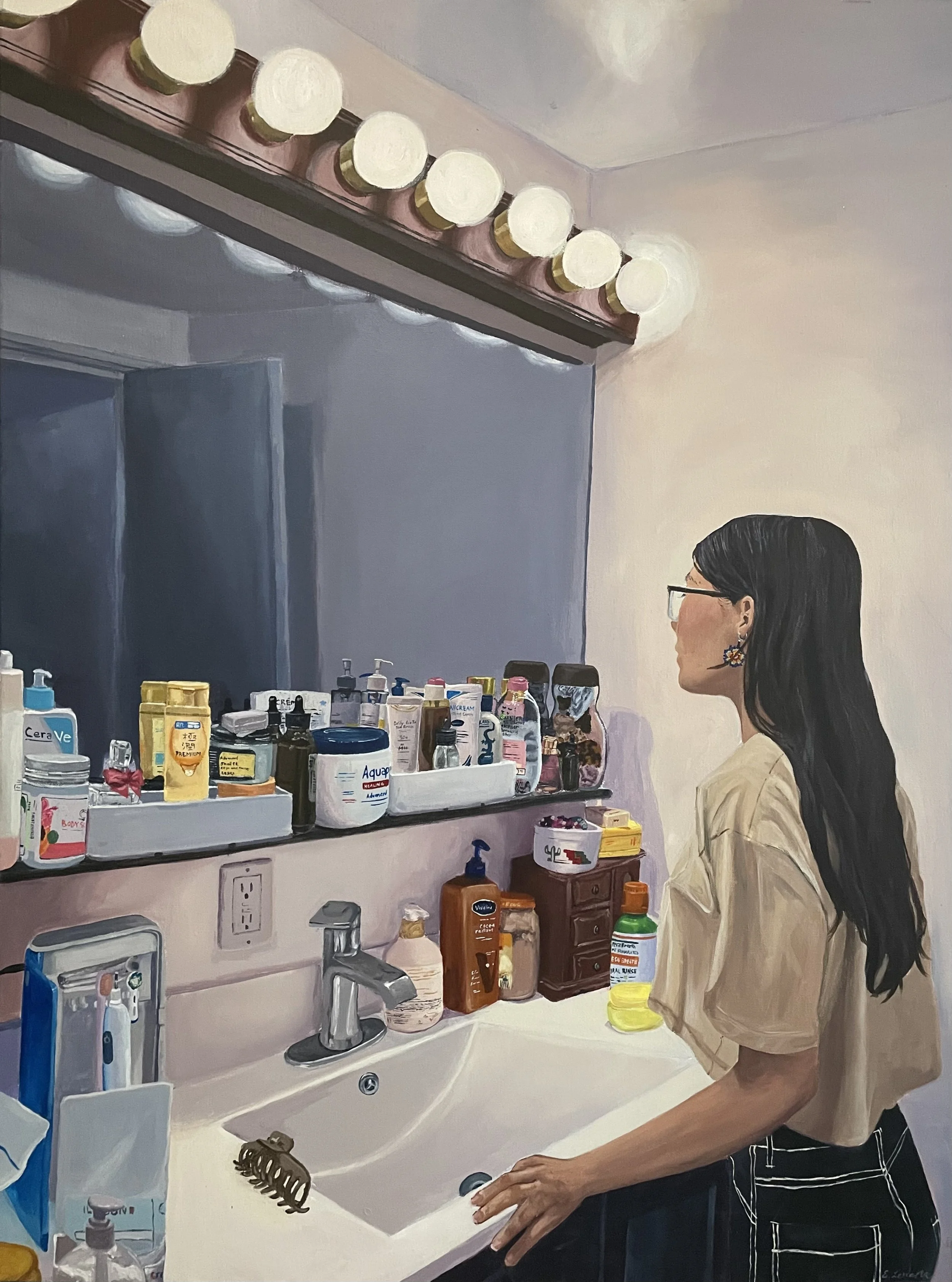 Only In My Twenties, Acrylic on canvas, 30” x 40”, 2024