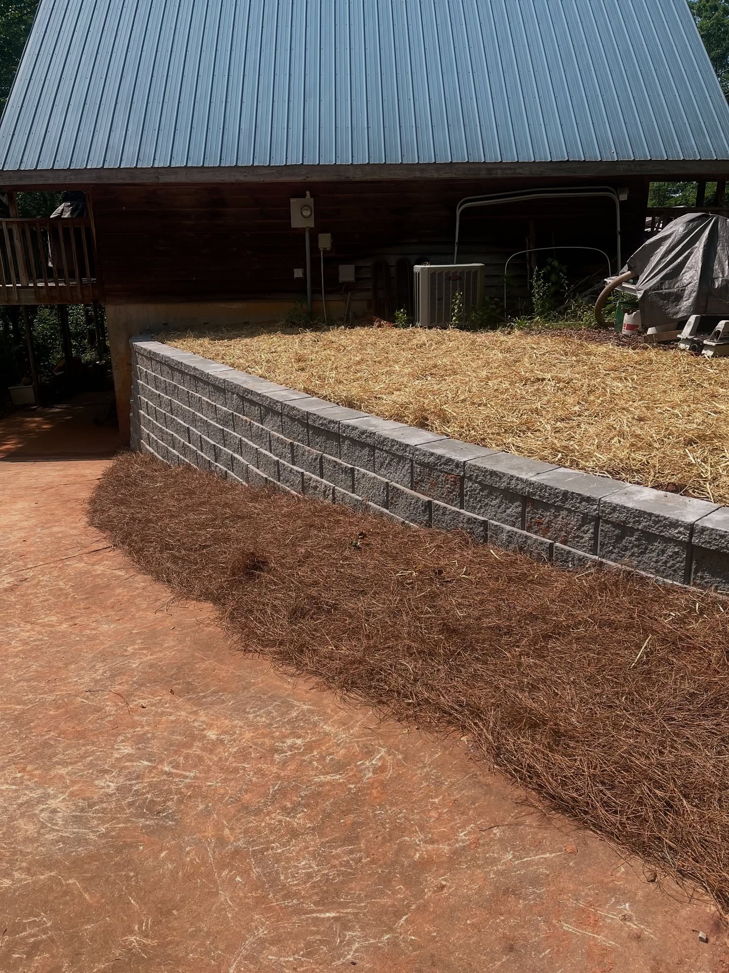 Form Meets Function in the Best Way 

This retaining wall isn&rsquo;t just a pretty addition&mdash;it&rsquo;s a smart solution for managing elevation changes. It holds soil in place, prevents erosion, and adds a clean, structured look to the landscap