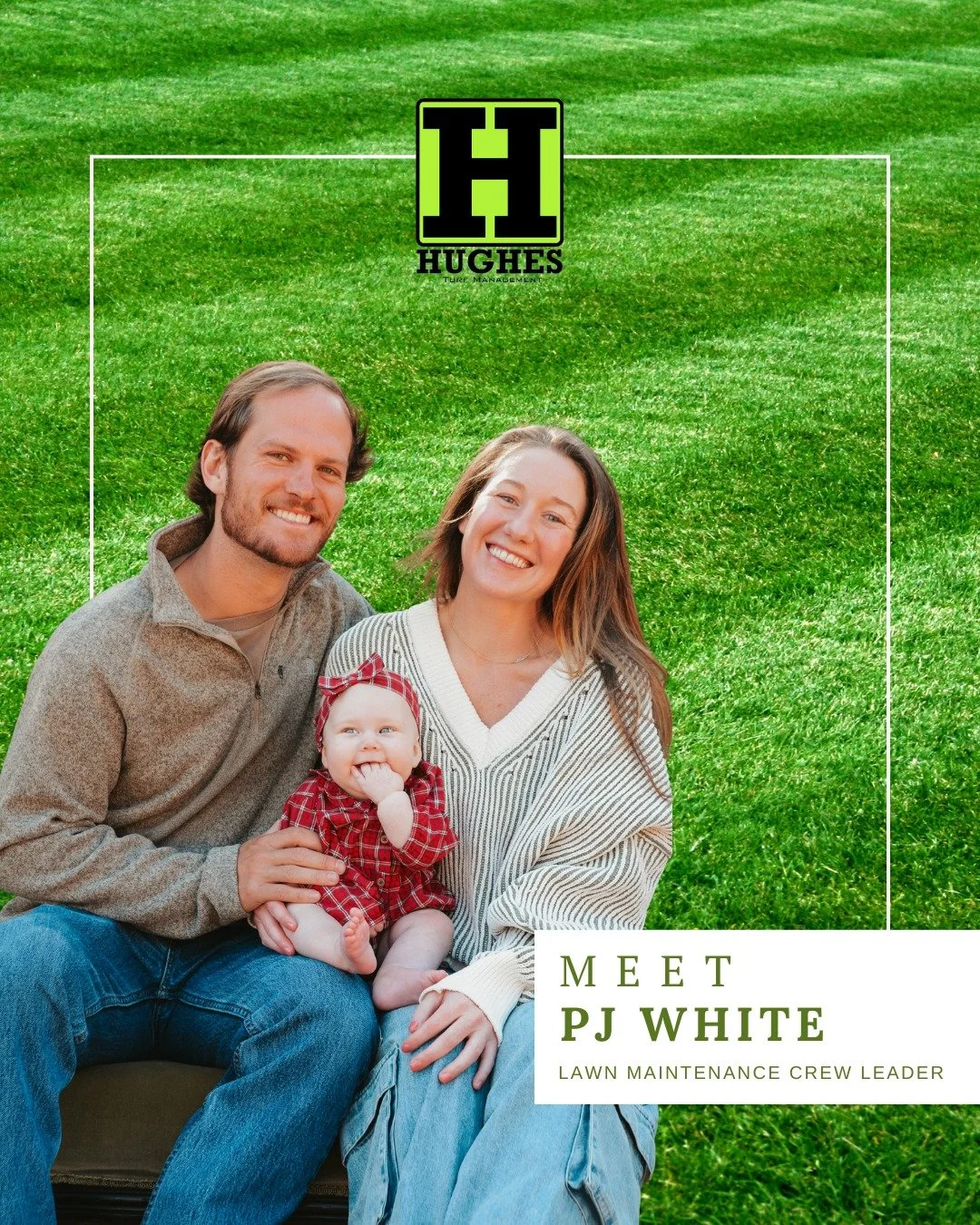 🌿 Hughes Turf Management Spotlight: PJ White 🌿

Meet PJ White, our Lawn Maintenance Crew Leader and a key part of the Hughes Turf family. Born and raised in Gainesville, PJ attended Chestatee High School before continuing his education at UGA. He&r