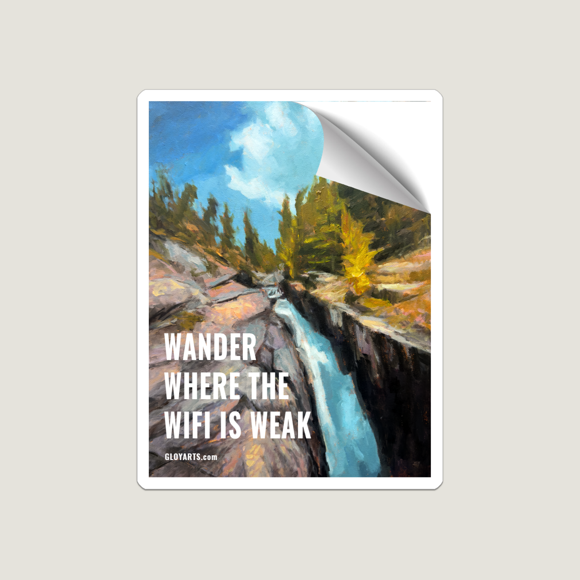 Sticker - "Wander Where the WiFi is Weak"