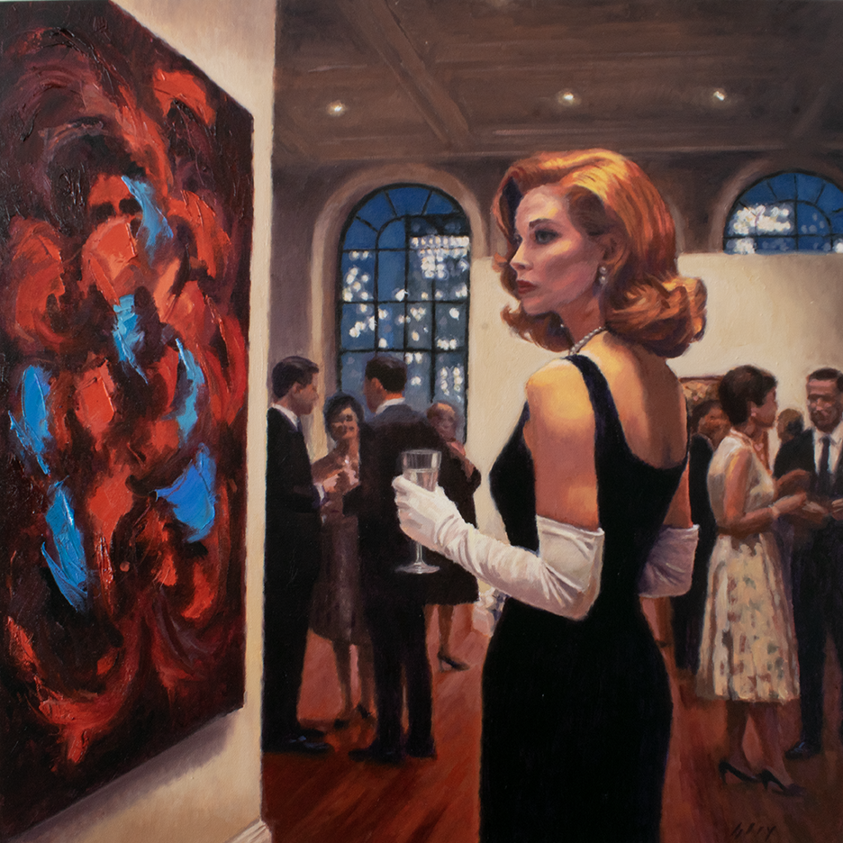 "Show Stopper" - 24" x 24" - Oil on Canvas by Jeff Gloy