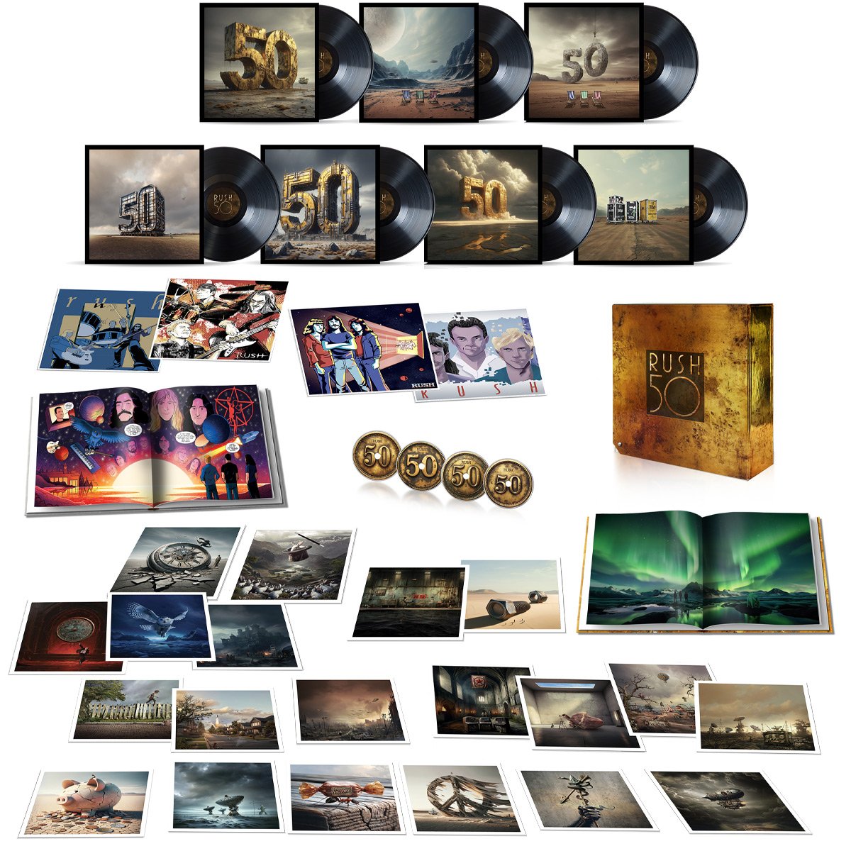 R50: Rush Celebrates 50 Years with a Career Spanning Box Set