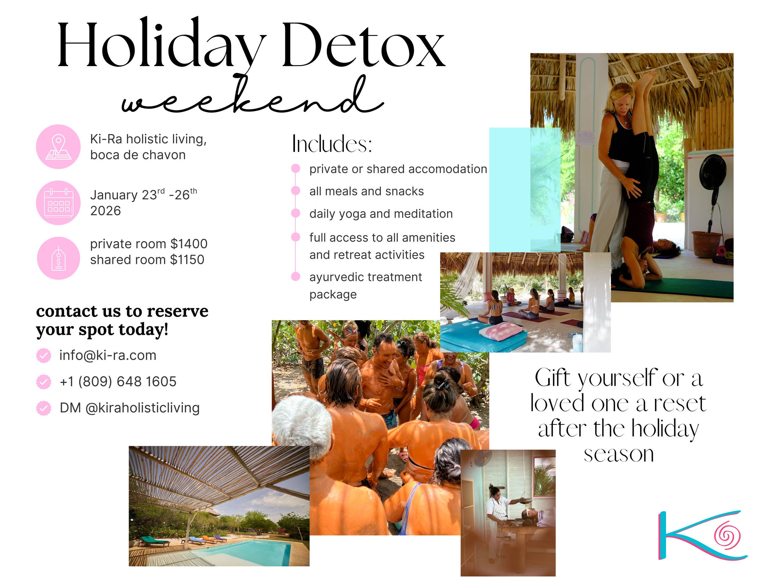 holiday detox weekend
