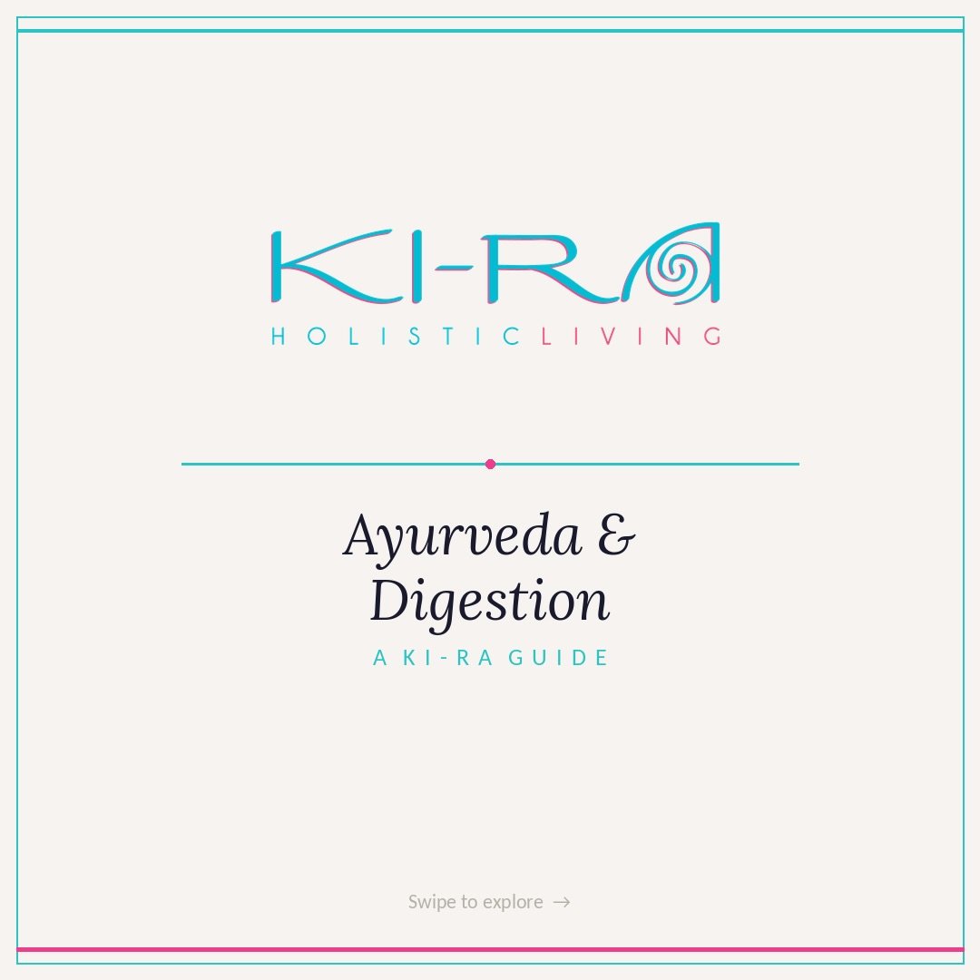Strong digestion is the foundation of health&mdash;Ayurveda at Ki-Ra helps you restore your inner fire and absorb life fully.

Book your consultation and support your digestive balance.

#Ayurveda #Digestion #KiRa #GutHealth #HolisticHealing