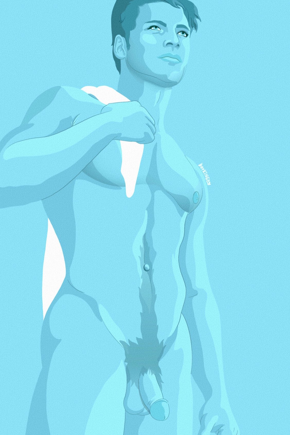 SHADE OF BLUE: Art Print