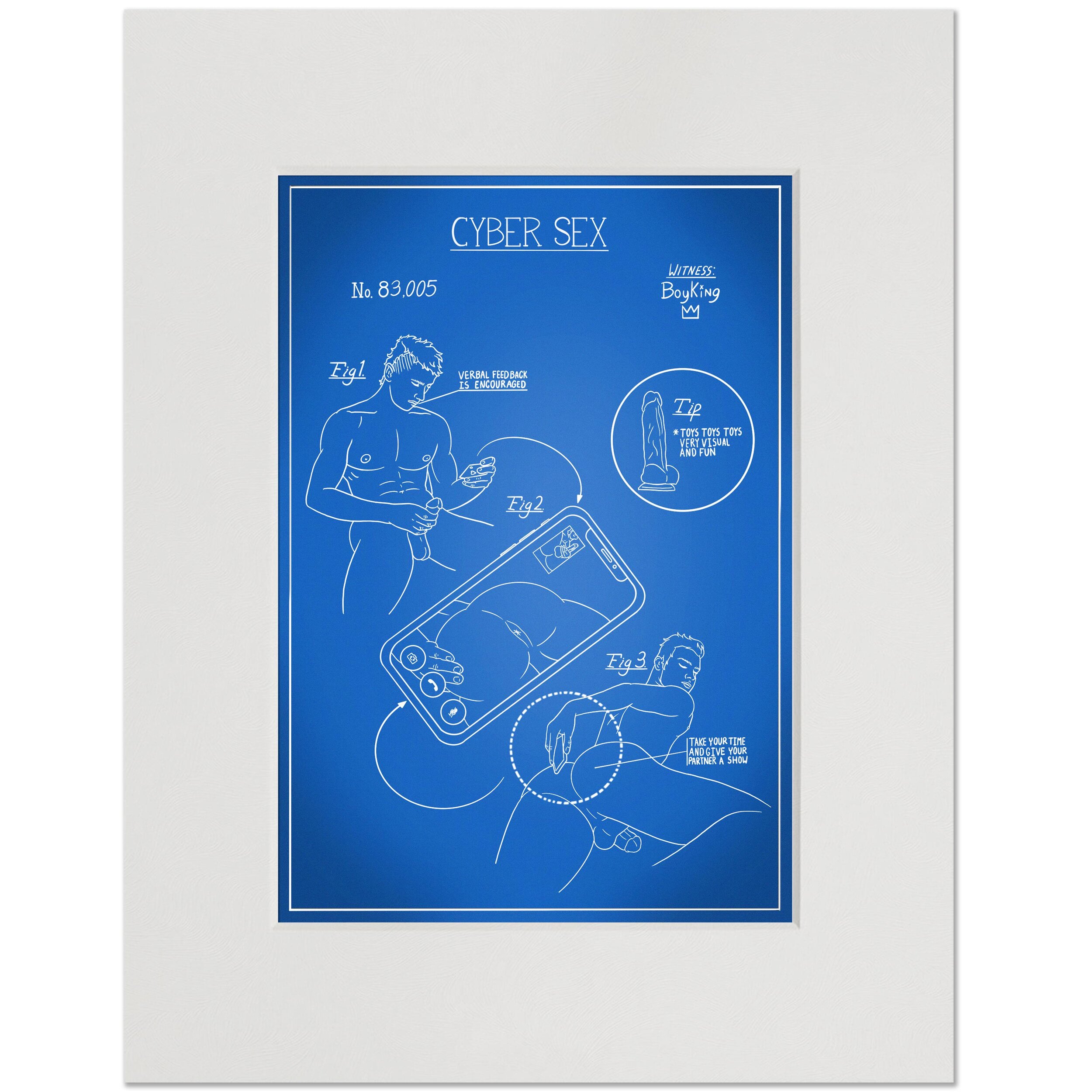 CYBER SEX BLUEPRINT: Art Print