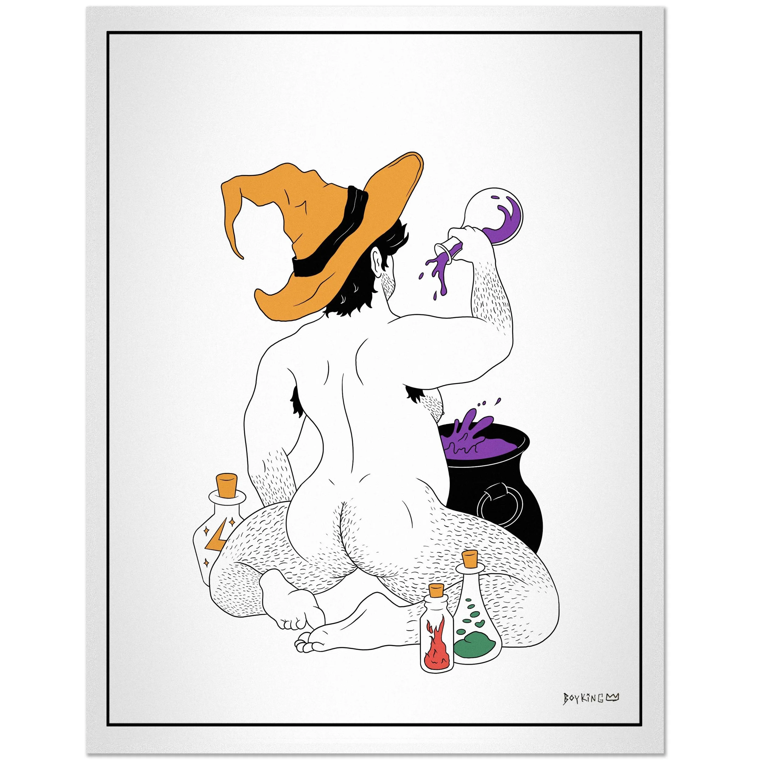 Booty potion male witch halloween art sexy man .jpg