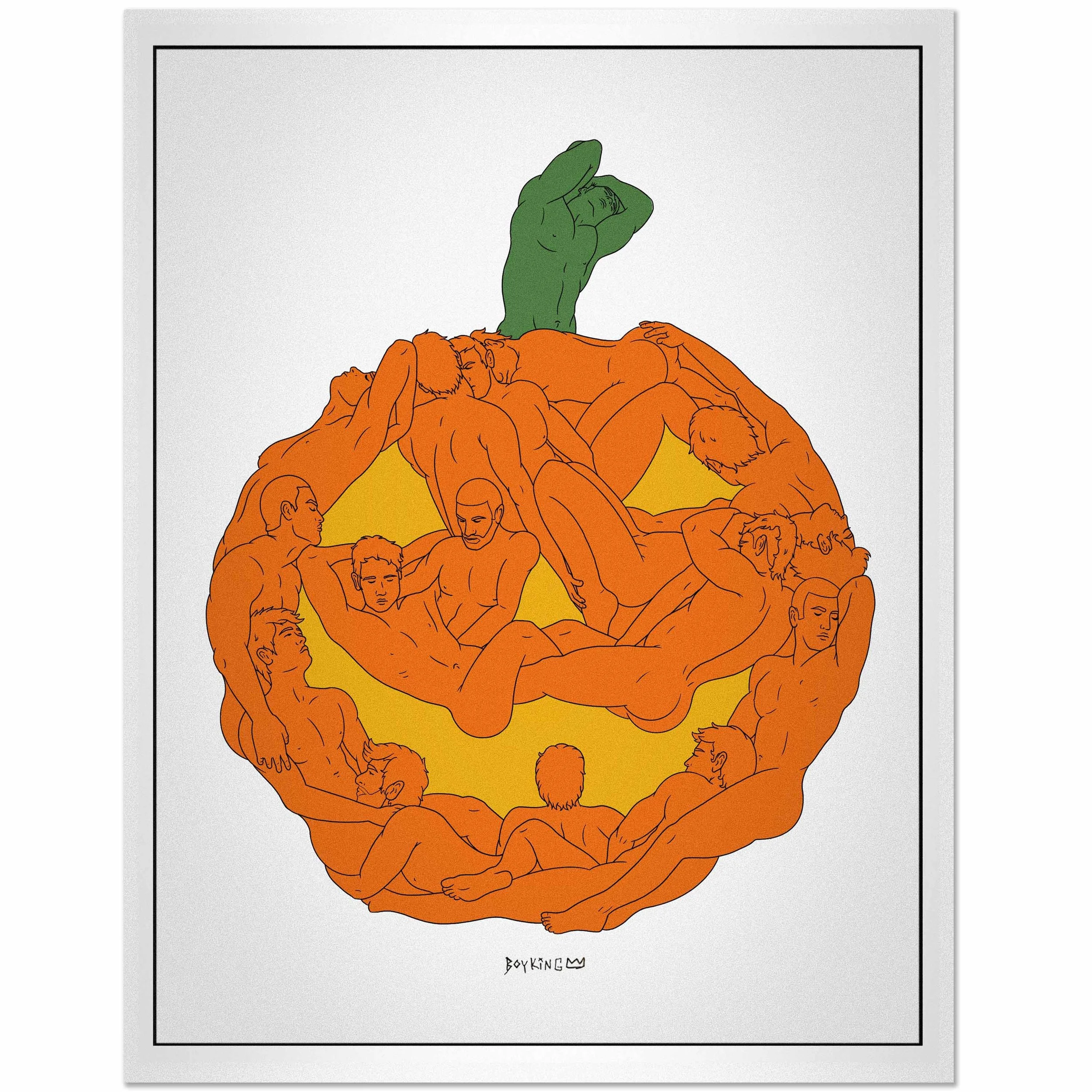 Jackolantern orgy halloween art prints.jpg