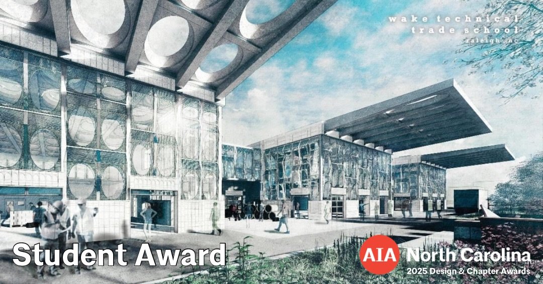 2025 AIA North Carolina Design &amp; Chapter Award Winner

Student Award - Wake Technical Trade School | Sean MacKay @ncstate_architecture @ncstatedesign