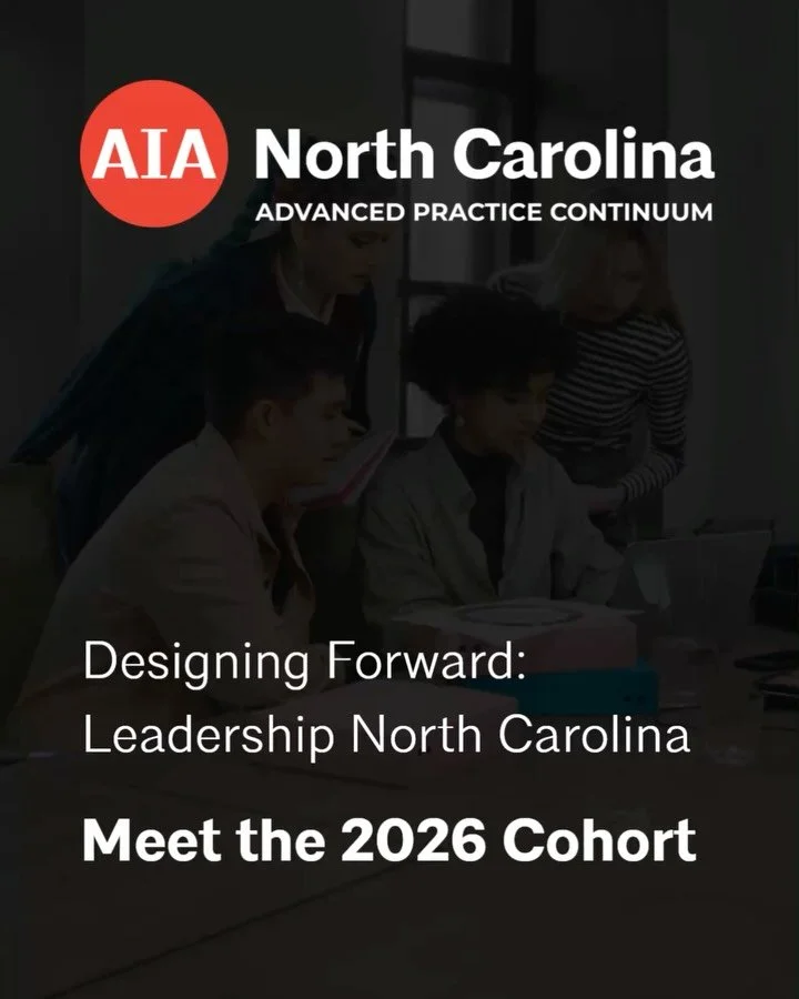 Say hello to our 2026 Designing Forward: Leadership North Carolina cohort! 👋✨ 

We are so excited to welcome 25 incredible architects and designers from across North Carolina who are passionate about shaping the world around us. The future of design