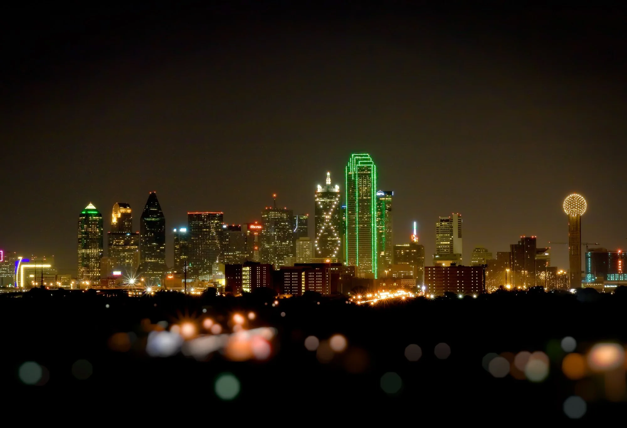 Dallas Skyline at Night