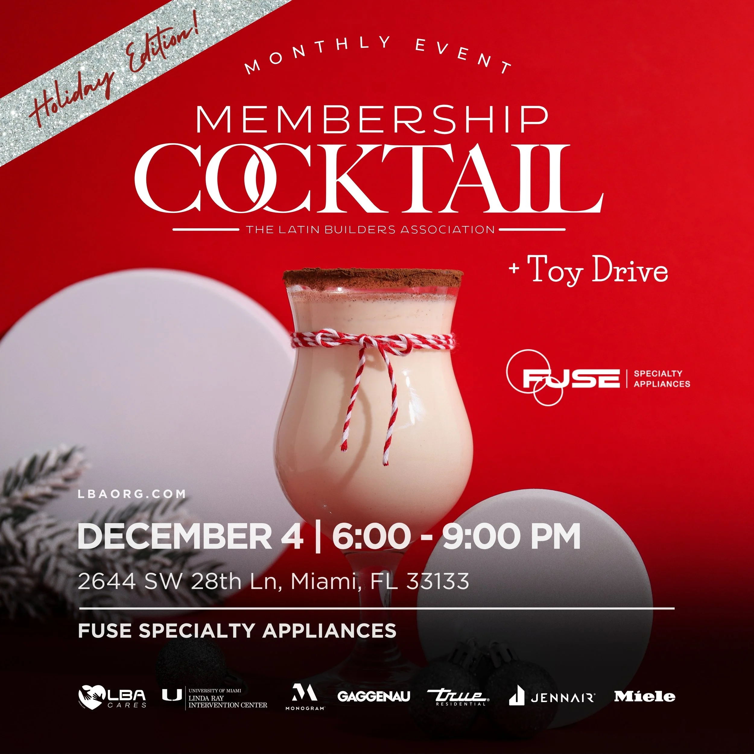 December Holiday Cocktail &amp; Toy Drive