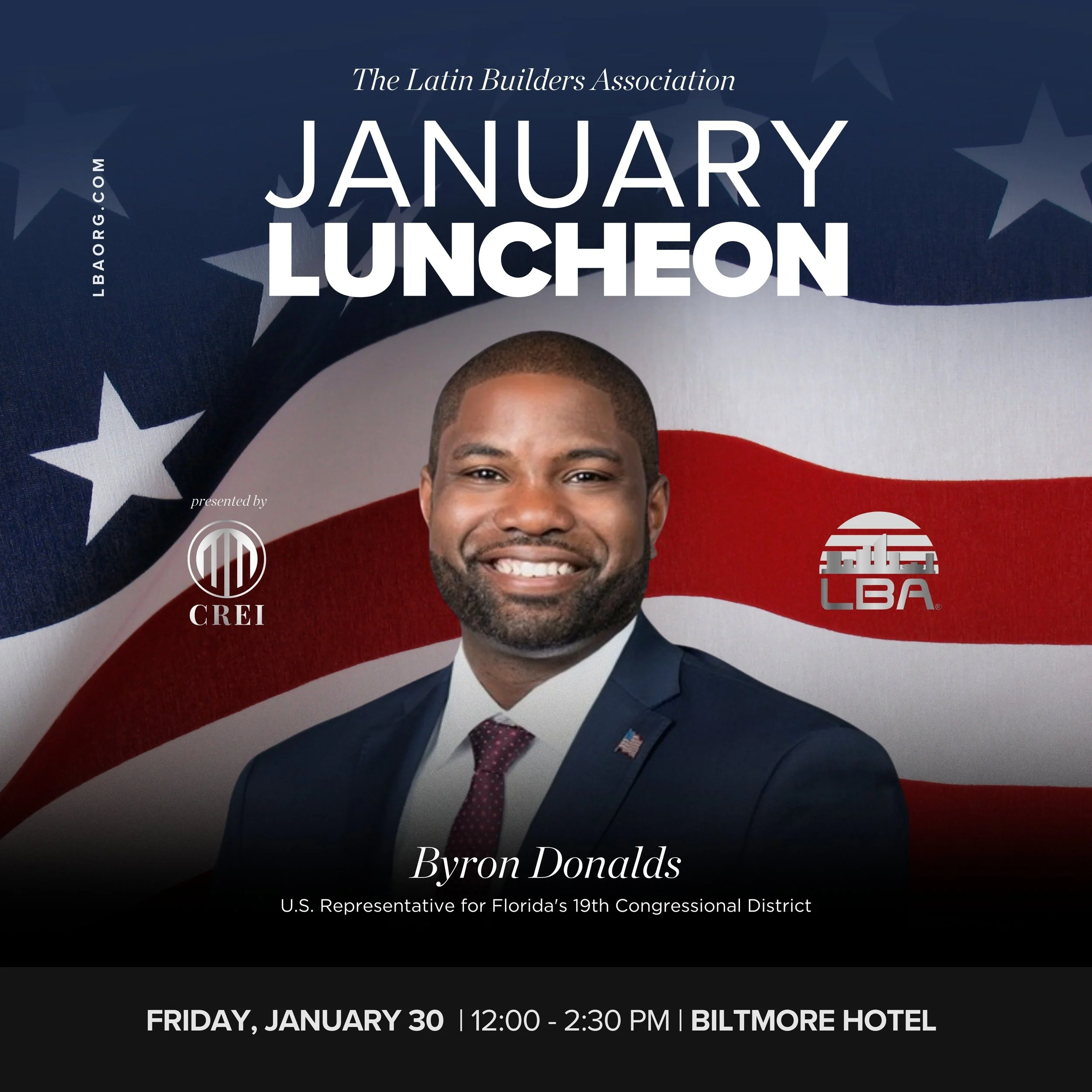 January Luncheon - Featuring Congressman Byron Donalds