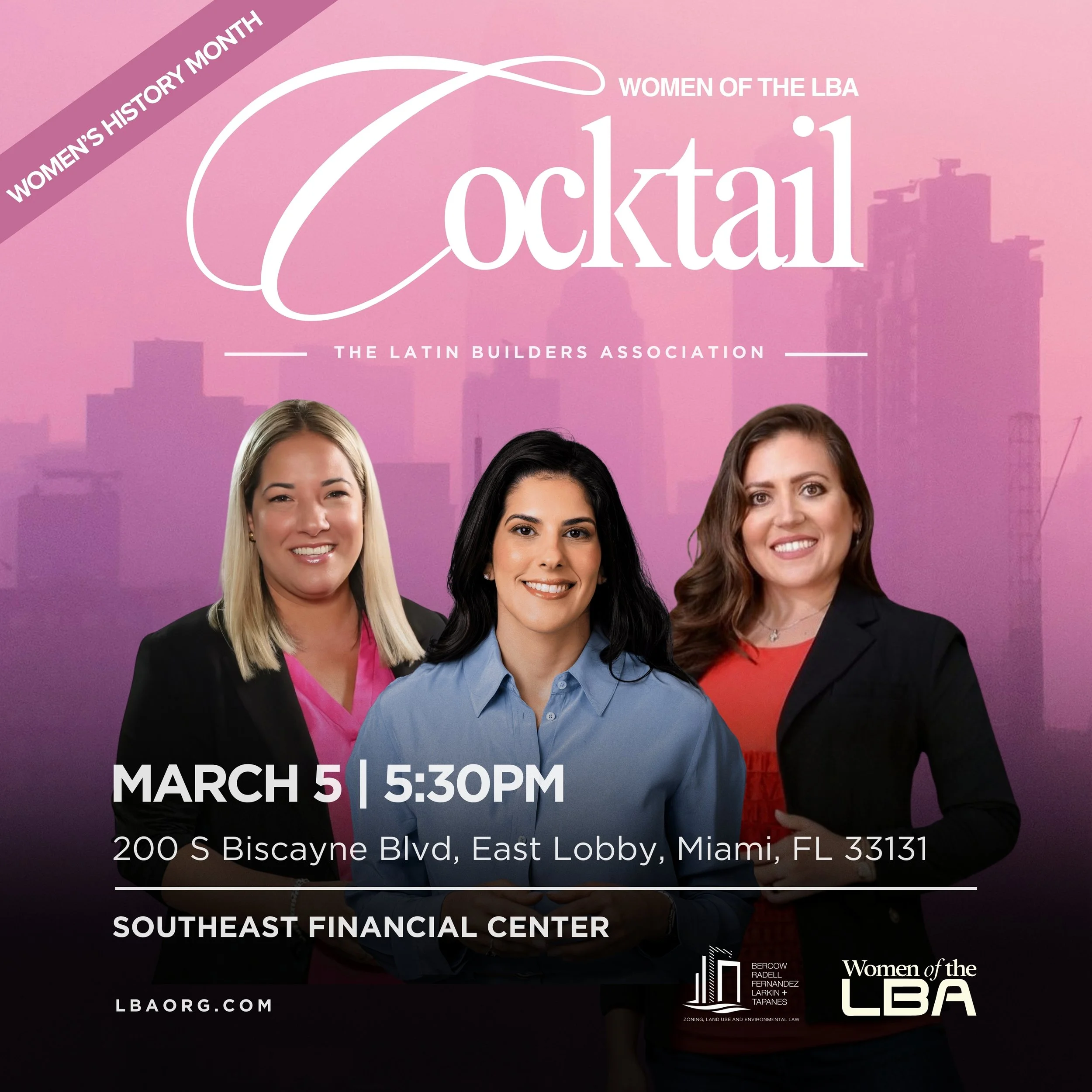 Women's History Month Cocktail - Women of the LBA