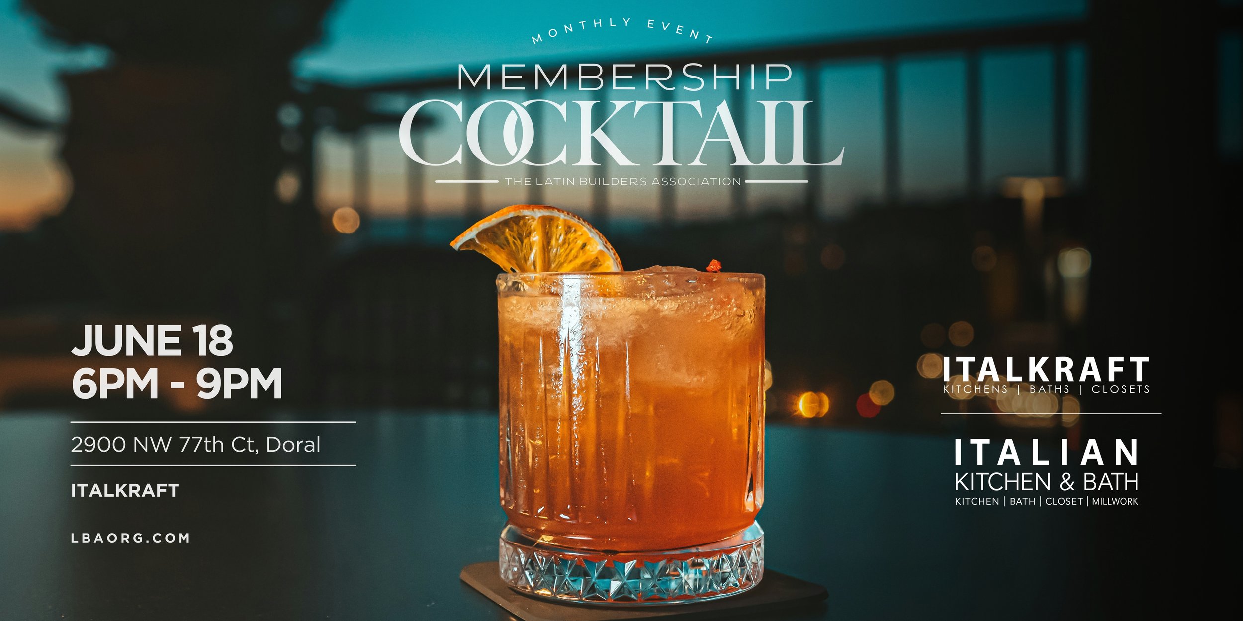 June Membership Cocktail — Latin Builders Association