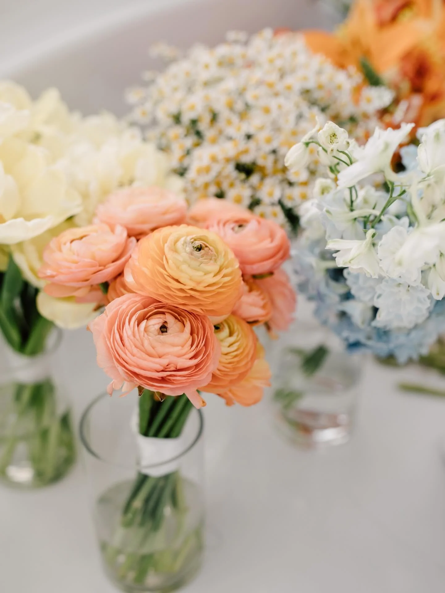 Single variety wedding party bouquets!!! That&rsquo;s it, that&rsquo;s the post. 

But actually, letting each of your people have their own singular bouquet is a great way to embrace their individuality. We&rsquo;ll design them to match their outfits