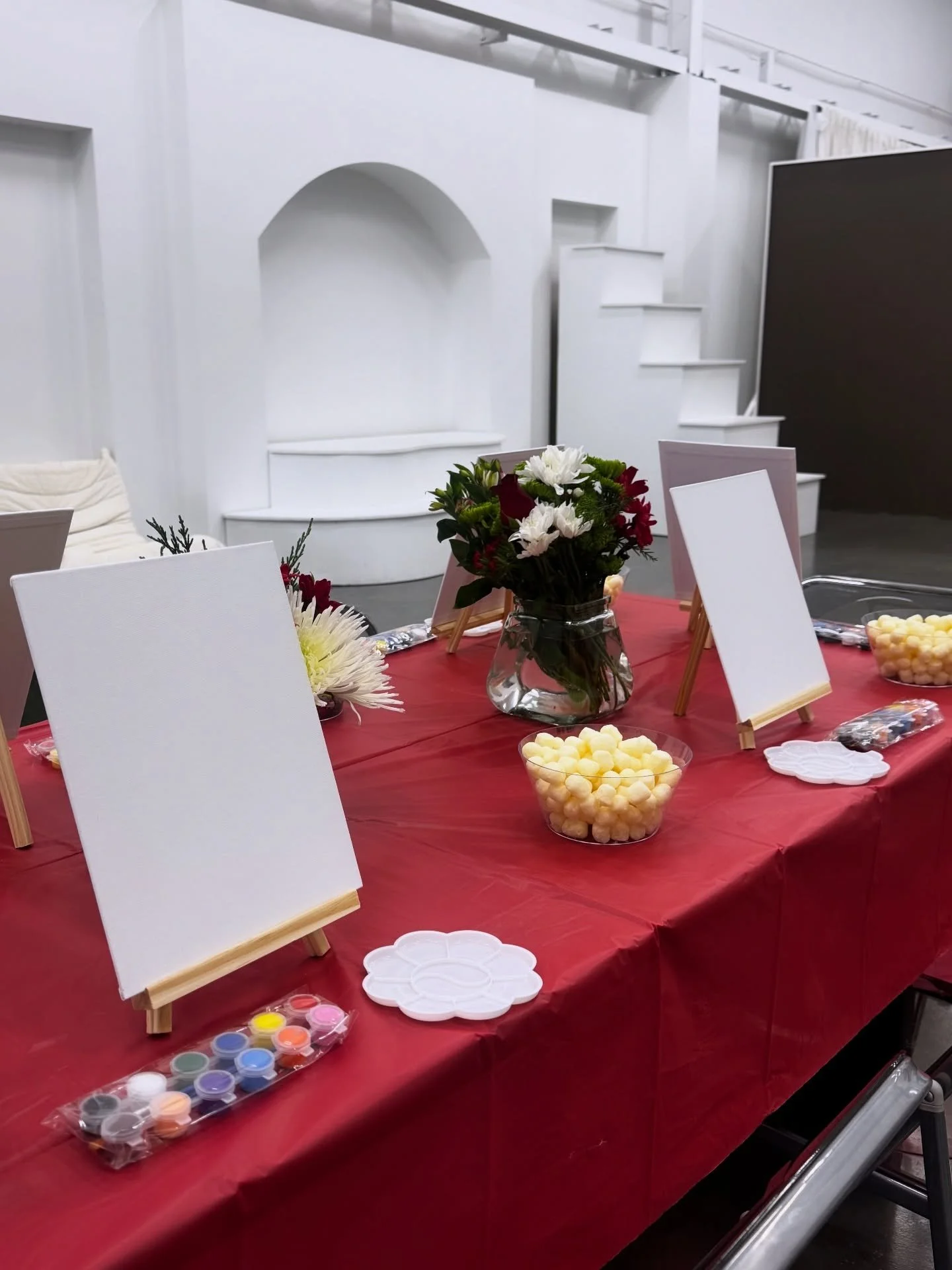 Did you know you can host an event with us?! 

Paint &amp; Sip &amp; PJ Christmas Party for @theblushandglowstudio girls! 🎨🥤🎄