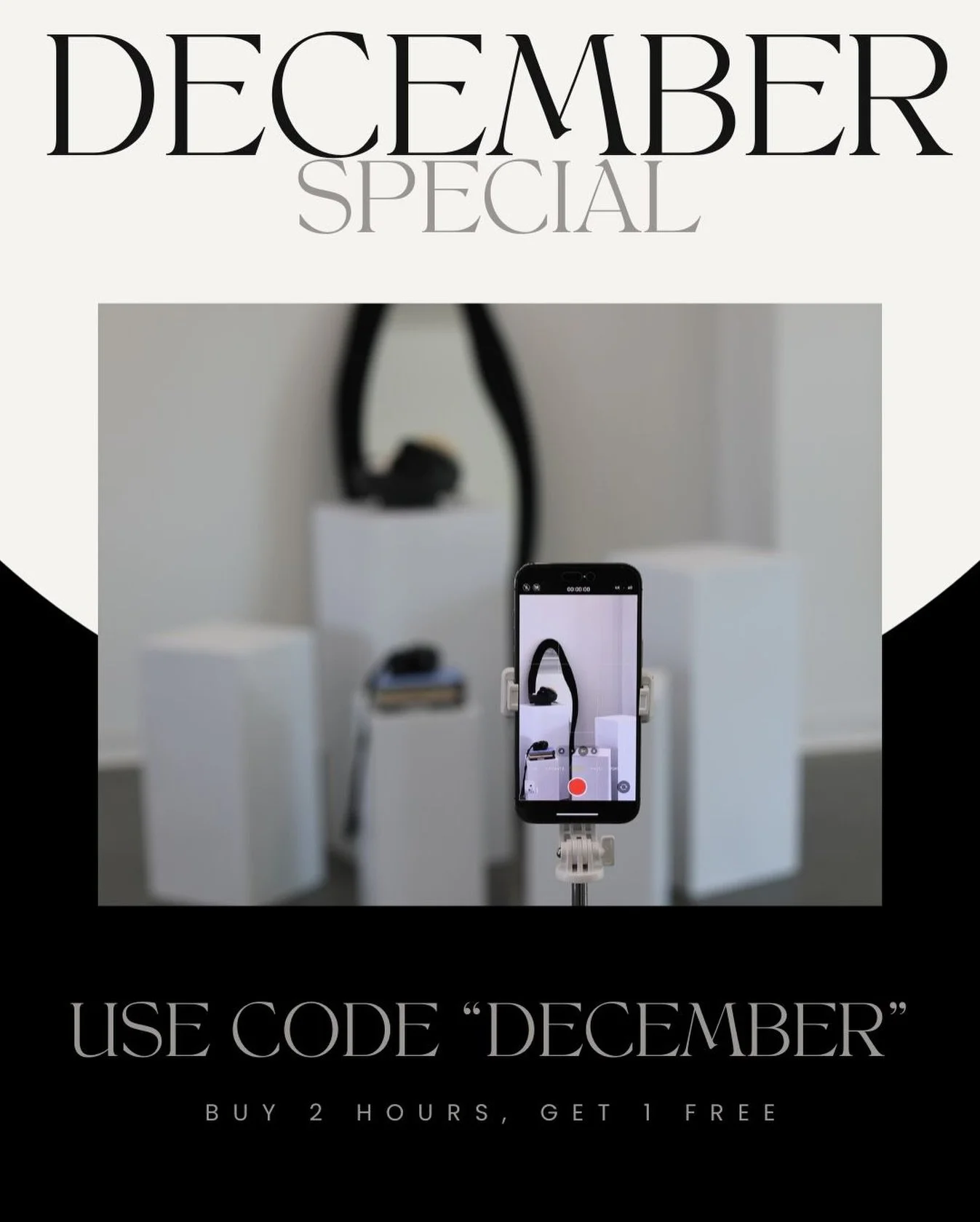Don&rsquo;t miss out on our December Special.✨ 

Purchase now and use later! 

@thecontentroomevans