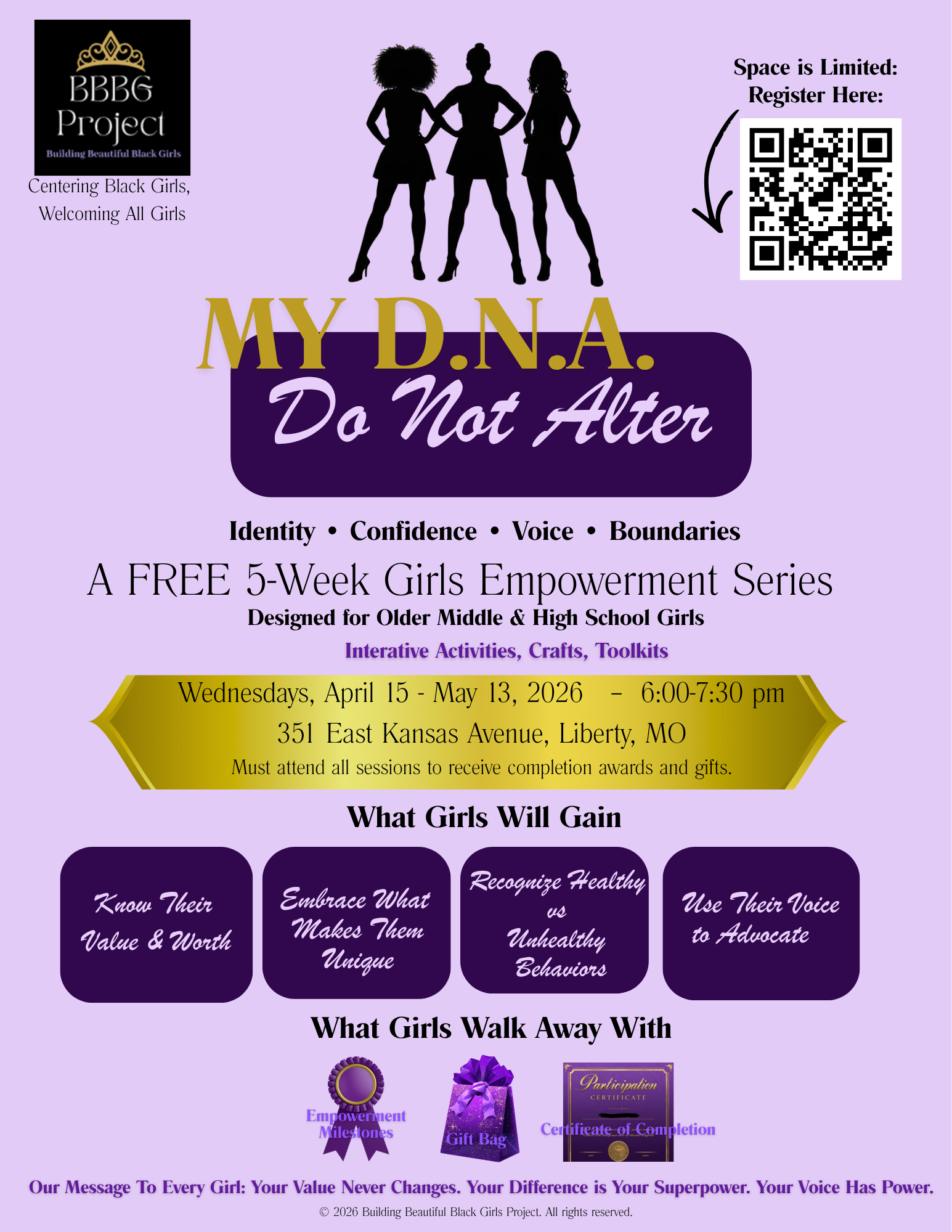 My D.N.A. = Do Not Alter