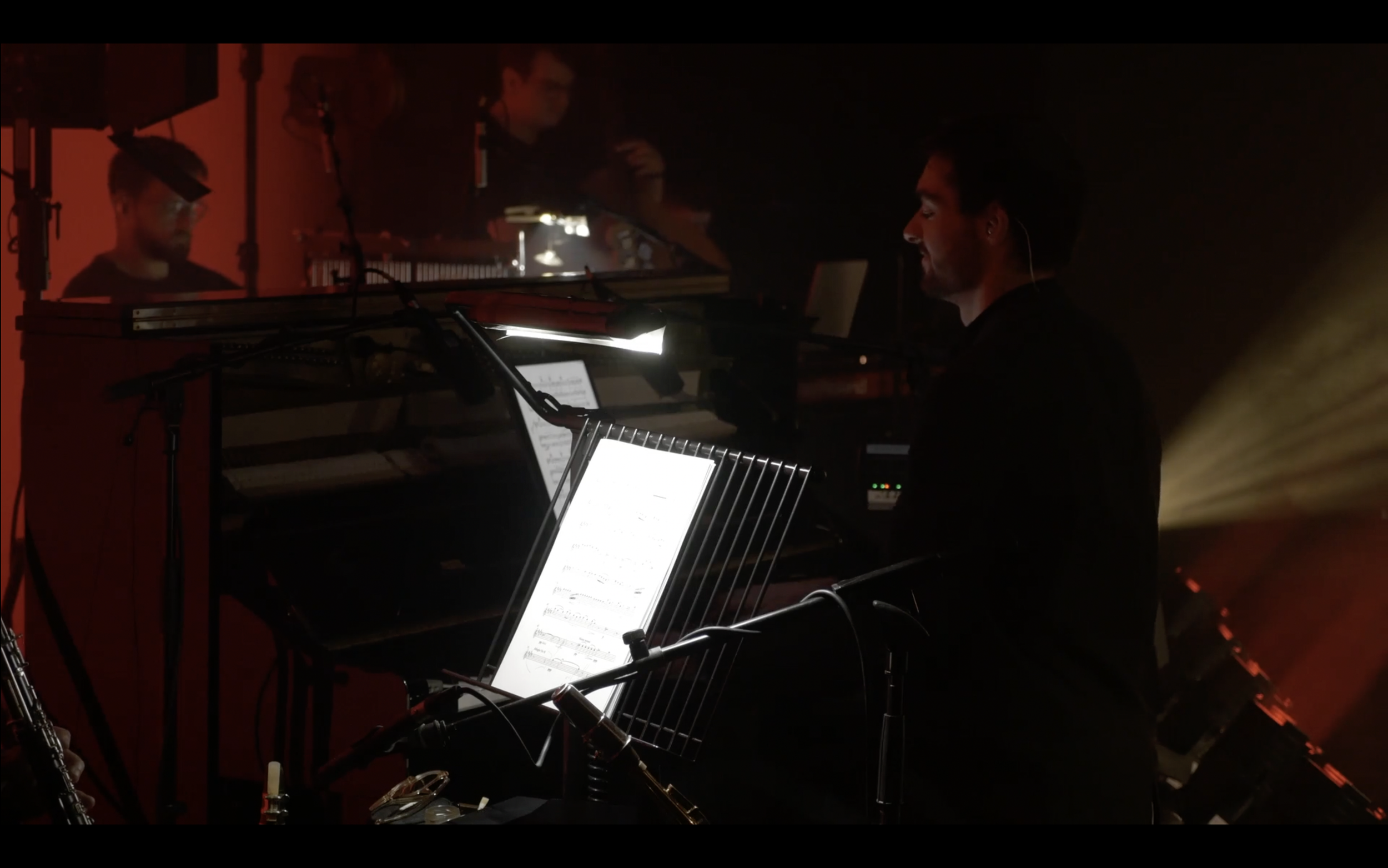 Noah Pott leading the RCS Showcase Band