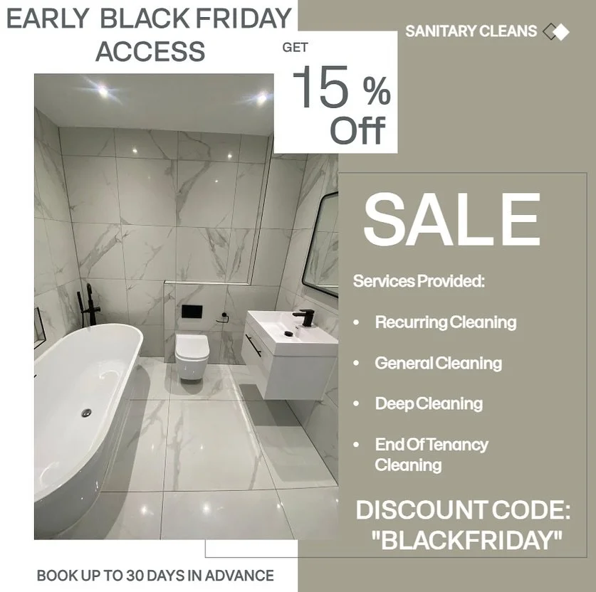 Book Our Residential Cleaning Services at a Fixed Rate With No Hidden Costs 

Tailor Your Clean To Your Requirement With Customisable Add On Requests

For A Limited Time Save 15% OFF All Services Using Code &ldquo;BLACKFRIDAY&rdquo;

Book Now Your Cl