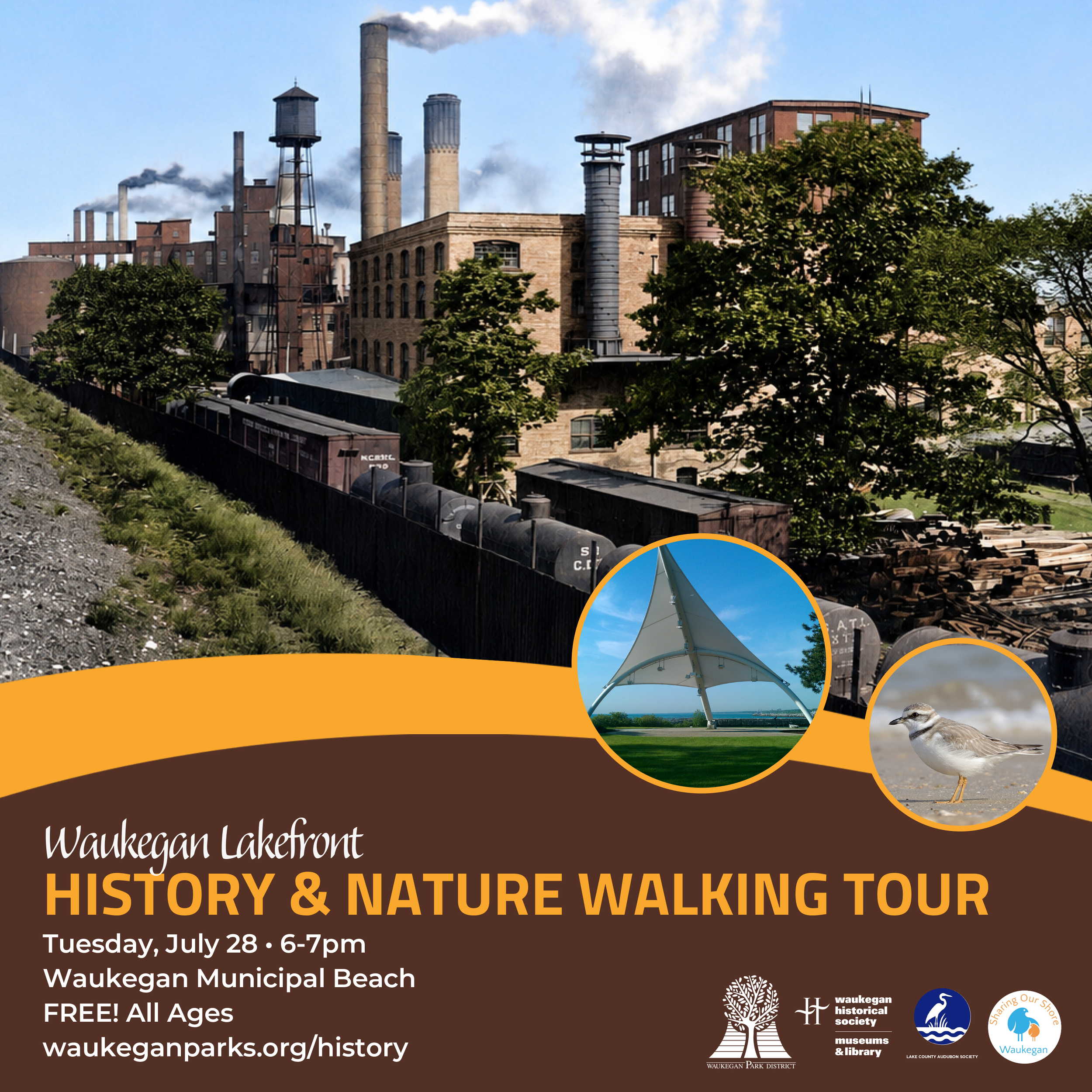 Waukegan Lakefront History & Nature Walking Tour