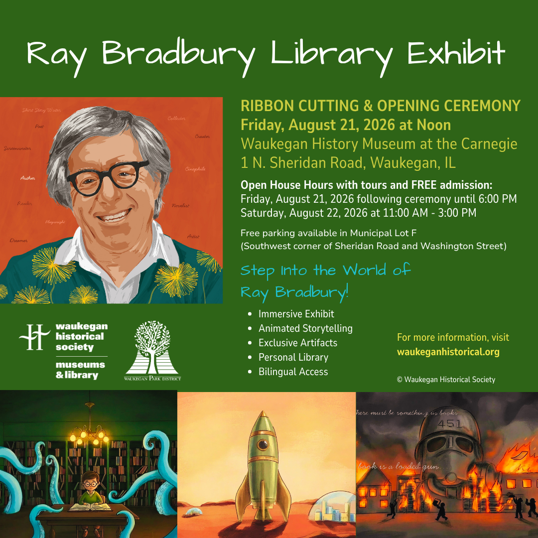 Ray Bradbury Library Exhibit: Ribbon Cutting & Opening Ceremony