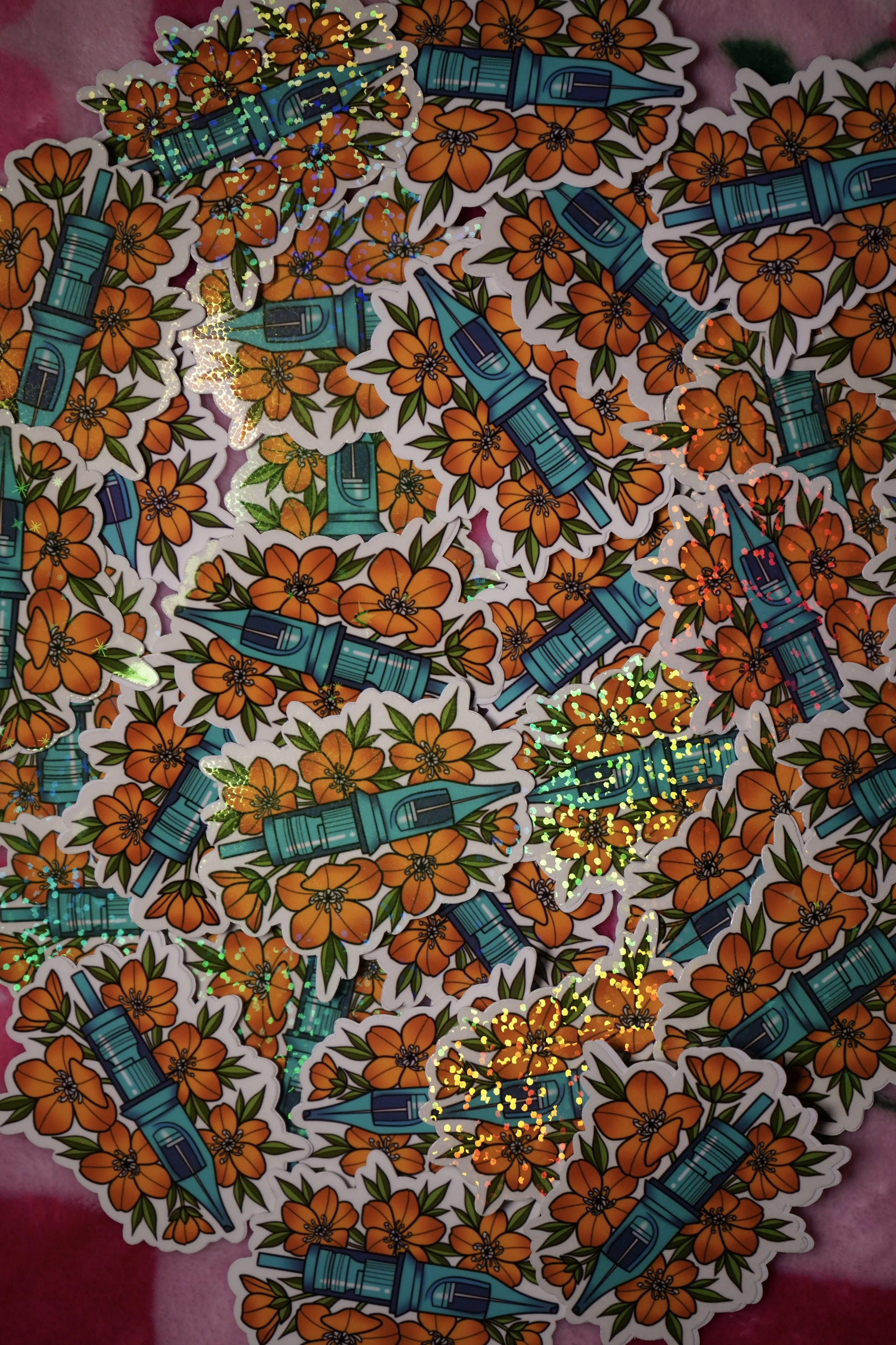 Rotary tattoo sticker