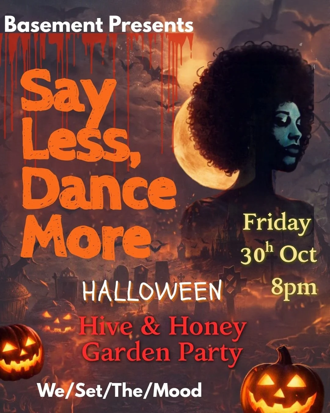 Halloween THE BASEMENT PRESENTS garden party