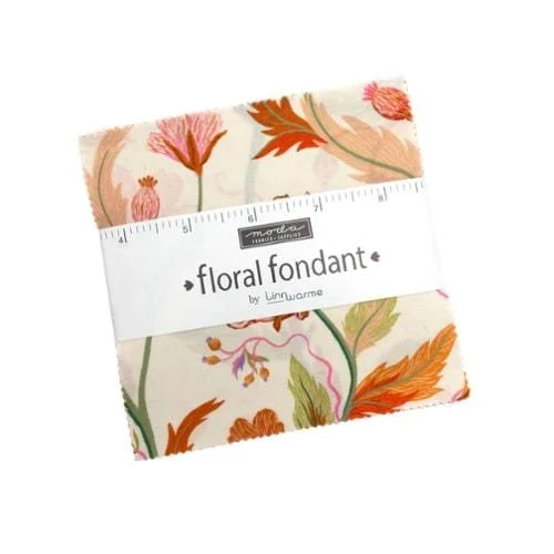 Moda Floral Fondant Charm Pack