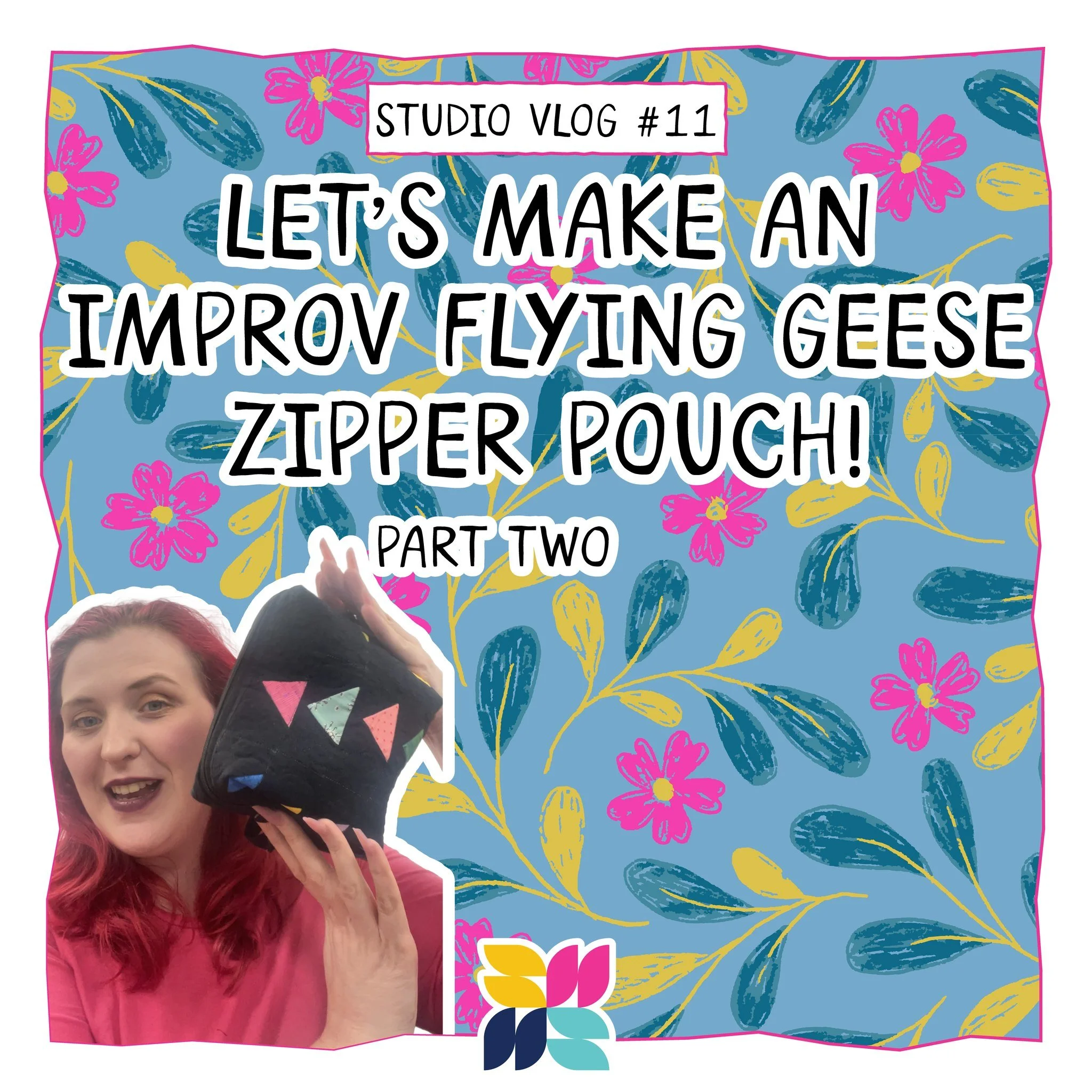 This week, I finished the zipper pouch!

I followed a tutorial from Jan Howell, I was only going to use it to make the zipper tabs as I wasn't happy with how mine look normally but I ended up watching the whole like like 6 times and make extensive no