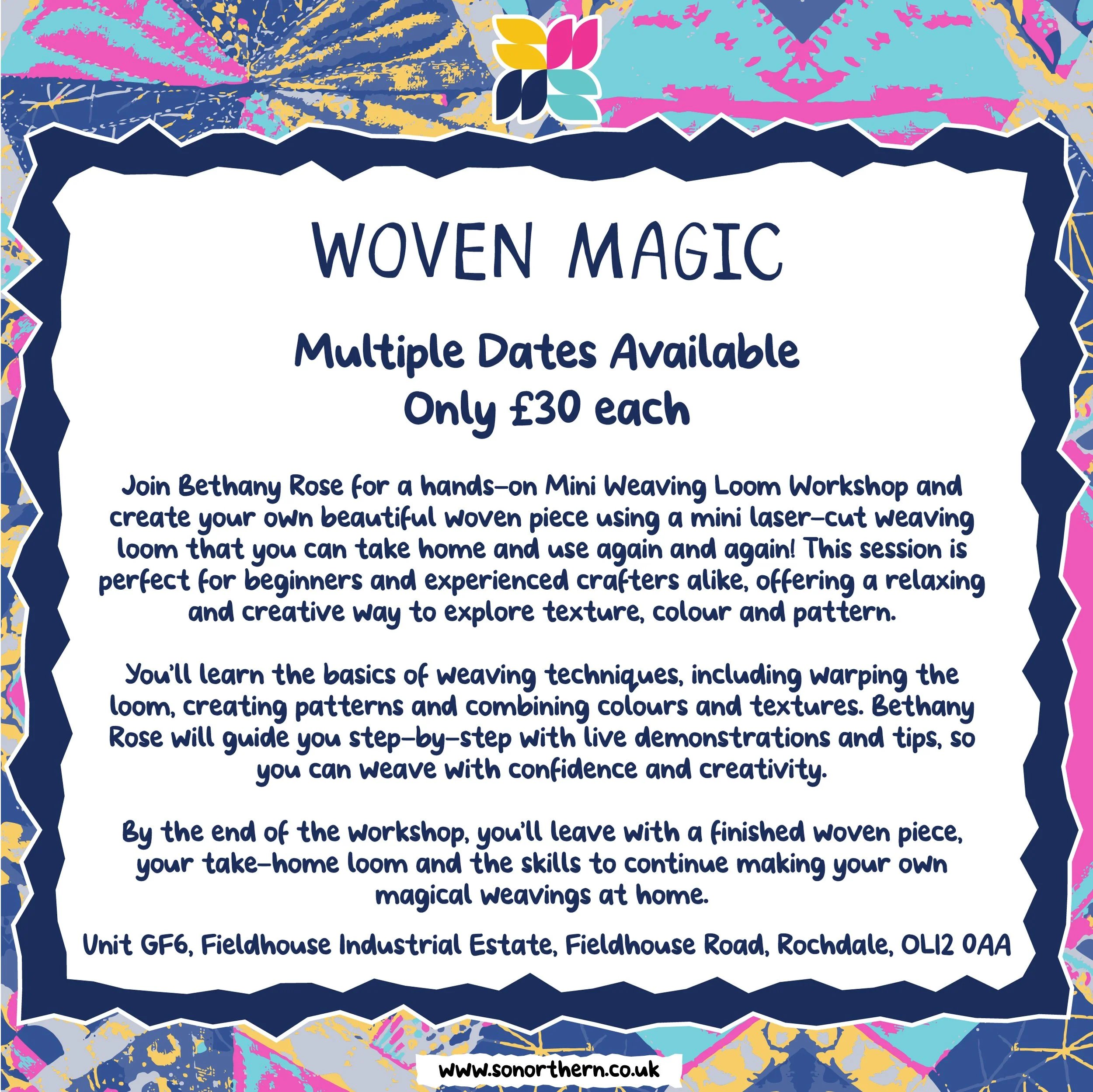 Woven Magic (Mini Weaving Loom) Workshop - Multiple Dates Available