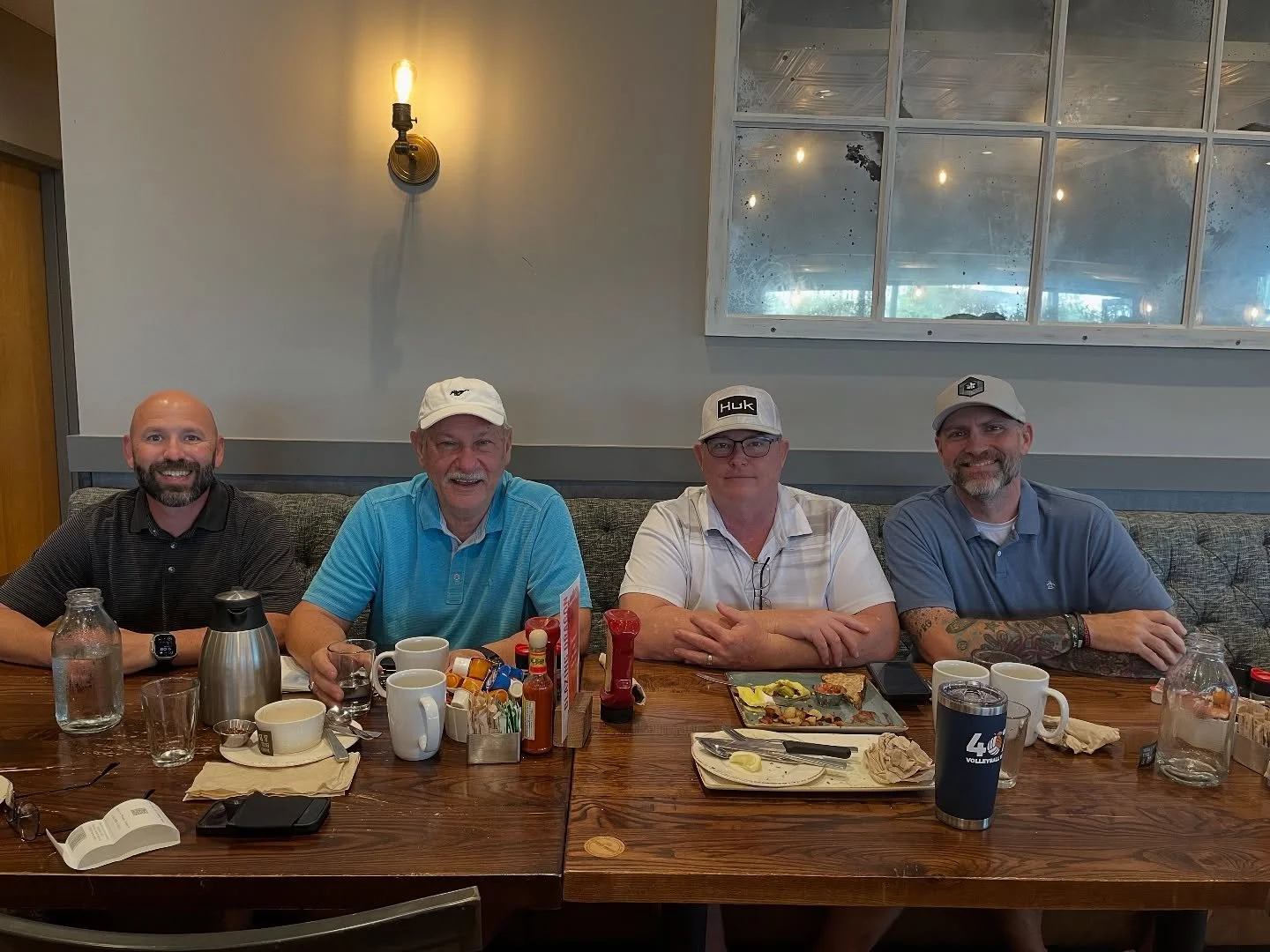 @roncamblin organized a breakfast this morning with some other amazing men and boy it filled my heart!