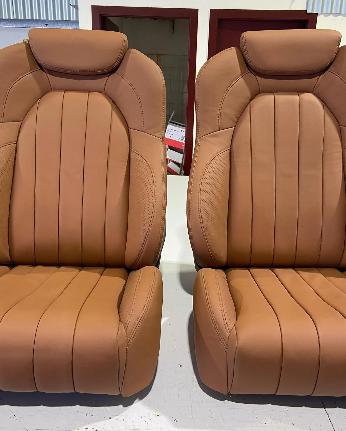 Matt&rsquo;s Hq Ute seats all finished up. A bit of assembly a couple of tweaks and that jobs all done. 
#hqholden #hqute #holden #classiccars #customtrimwork #leatherwork #triktrim #forster