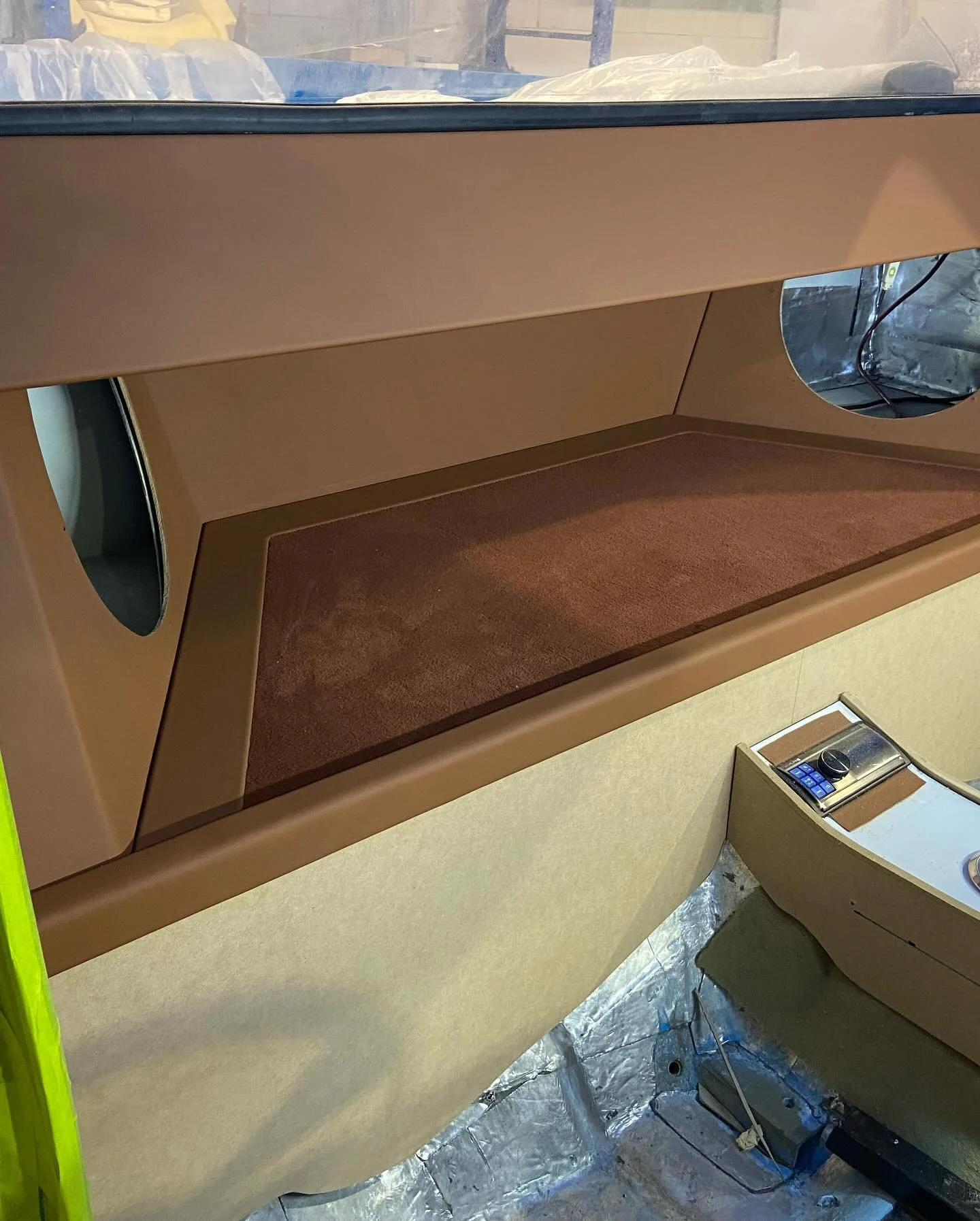 I started getting a bit done on Matt&rsquo;s Hq the last week 
#holden #hqute #handmade #leatherwork #customtrimwork #motortrimming #triktrim