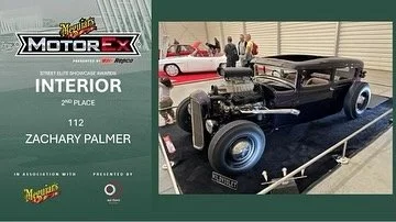 So stoked for Zac&rsquo;s Model A  to pick up second Place trim in Street Elite at Meguiars Motor Ex today. To put this trim together was 200 plus hrs in 3weeks. Which is something I&rsquo;m not keen to do again in a hurry 😉 Congratulations to Zach,