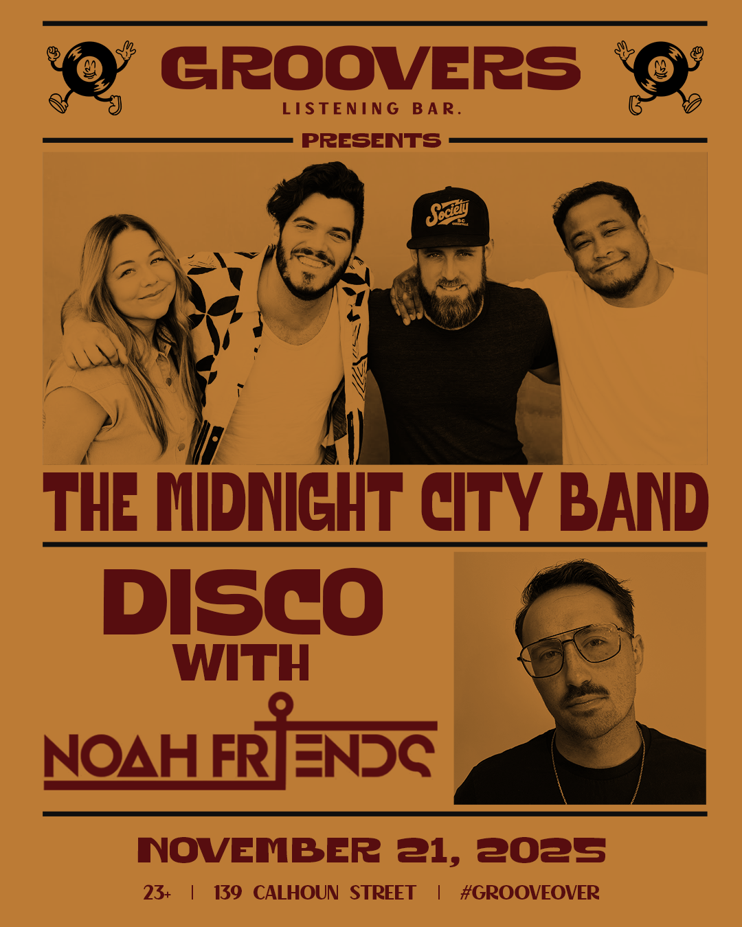 The midnight city band and disco with noah friends 
