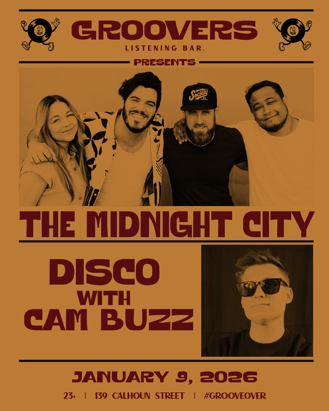 THE MIDNIGHT CITY BAND + CAM BUZZ