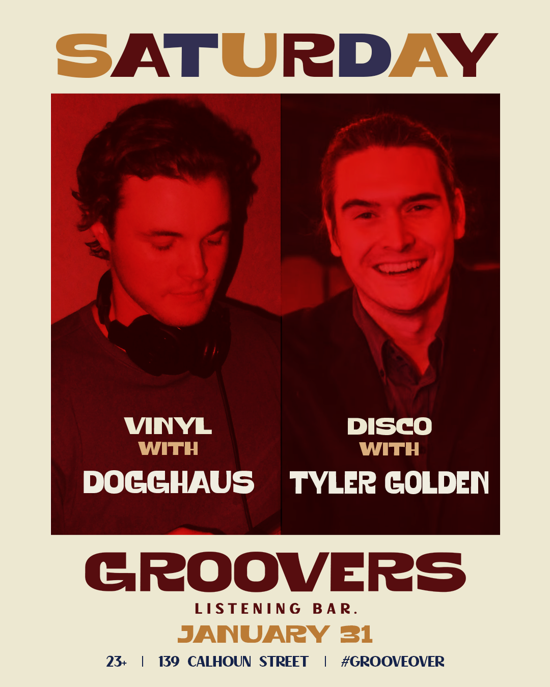 VINYL WITH DOGGHAUS AND DISCO WITH TYLER GOLDEN