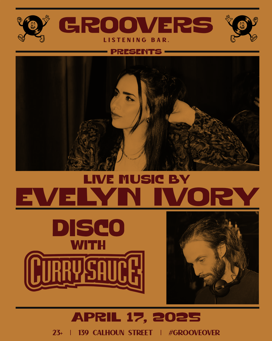 LIVE MUSIC WITH EVELYN IVORY + CURRY SAUCE