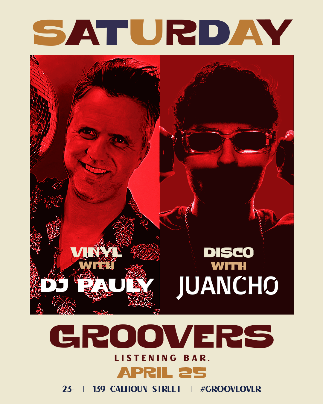 VINYL WITH DJ PAULYDISCO WITH JUANCHO