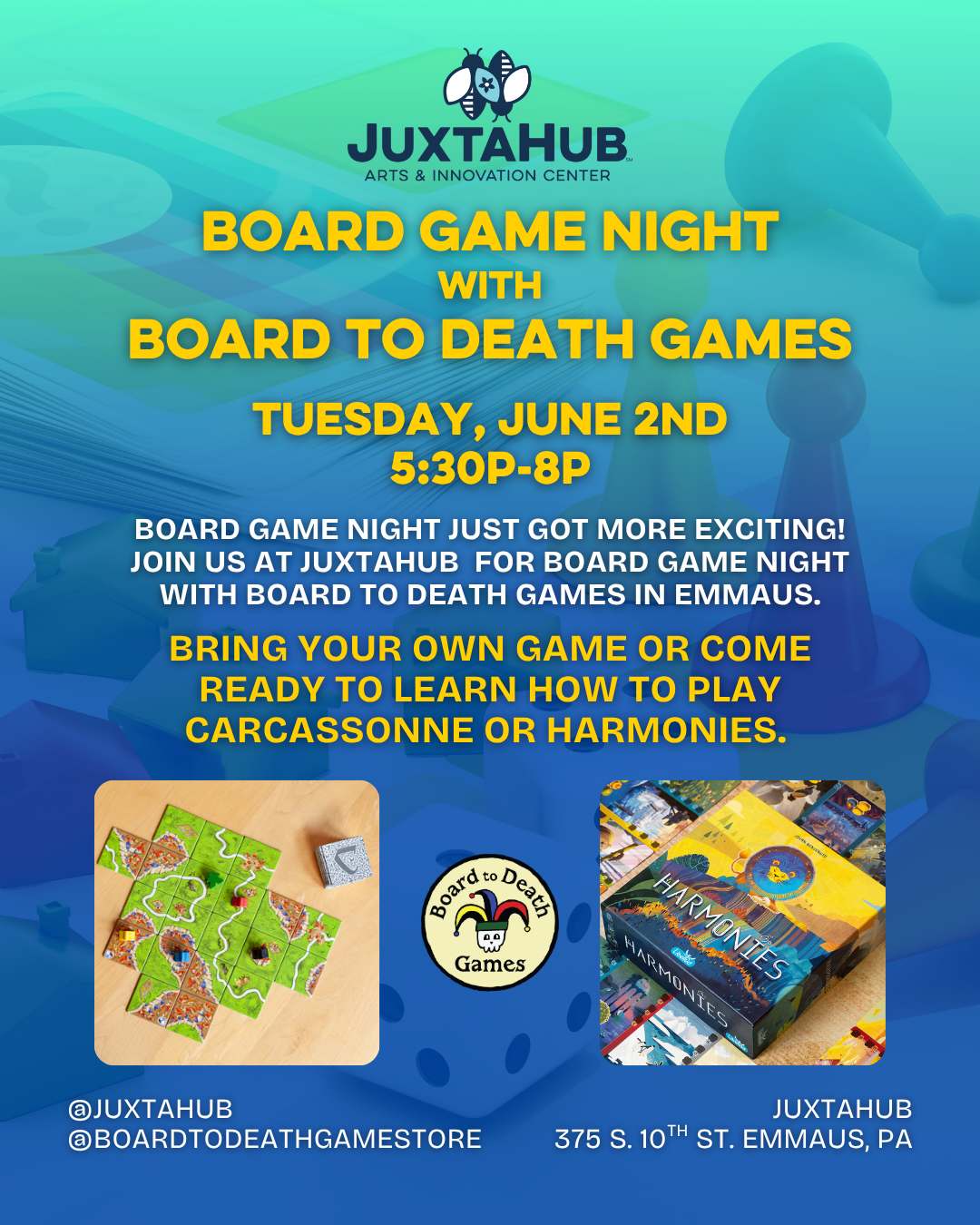 Juxtahub Teaching Game Night