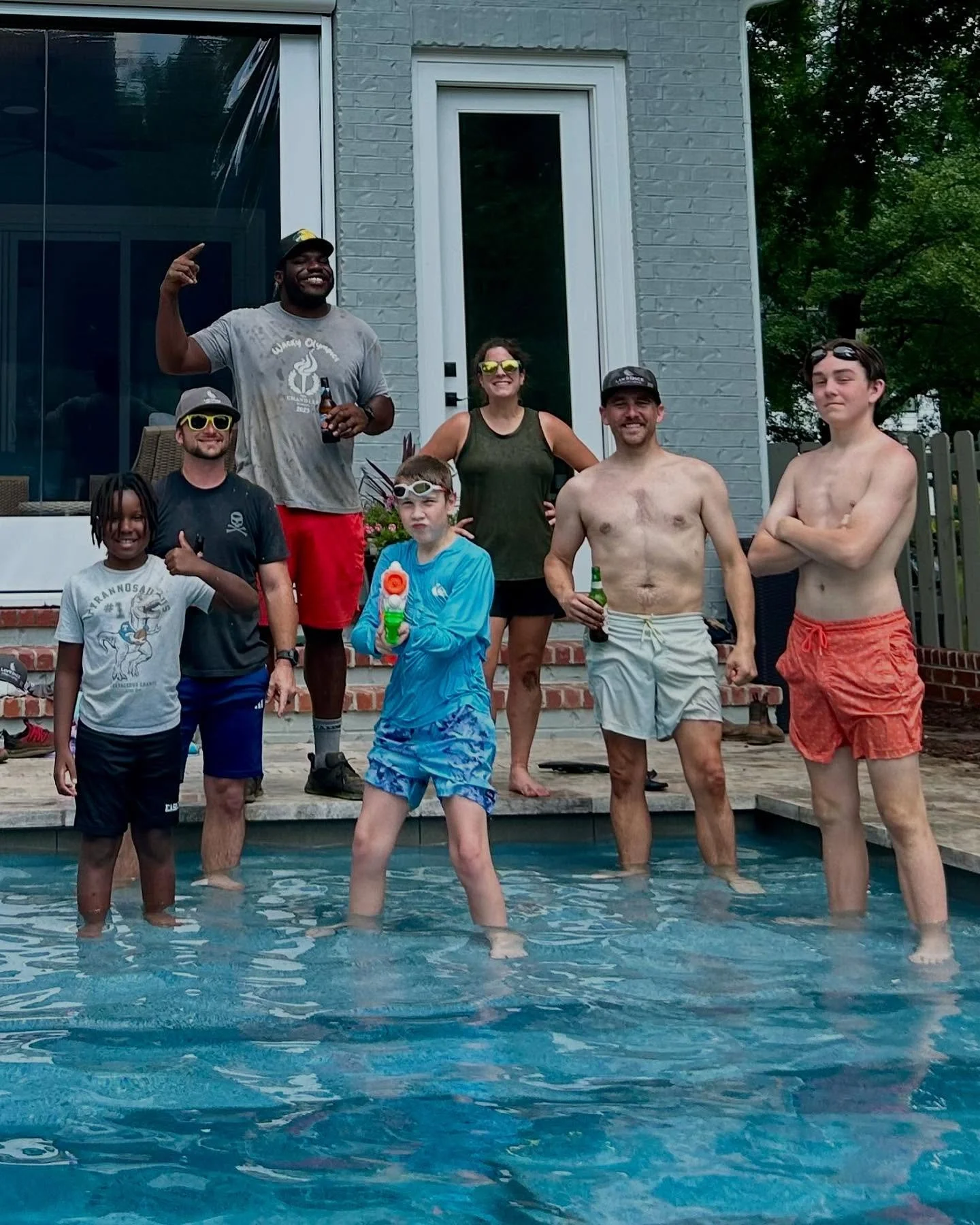 Wrapped up some beautiful rock gardens with the homies and then capped it with a dip. Solid.