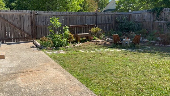 Since moving into the Duke over three years ago, I have been slowly building my paradise in the back yard. It is a Frankenstein of extras, leftovers, misfits, gifts, and a few purchases, and it is serene. The main feature is &ldquo;Blueberry Falls Ec