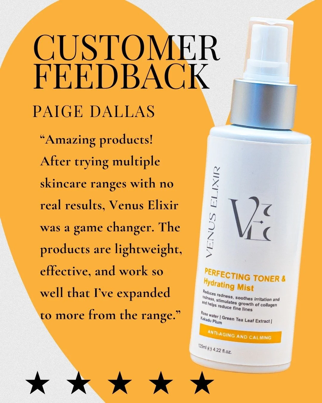 We are always so grateful to receive kind feedback from our customers.

Hearing that our products are making a real difference to someone&rsquo;s skin is a huge part of why we do what we do. So much care goes into every formula, and knowing people ar