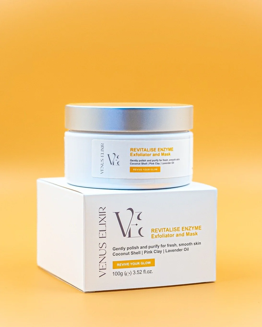 A good mask should leave your skin feeling better, not stressed.

Our Revitalise Enzyme Exfoliating Mask uses fruit enzymes to gently exfoliate, while oat flour and lavender essential oil help calm and comfort the skin. It is a simple treatment for w