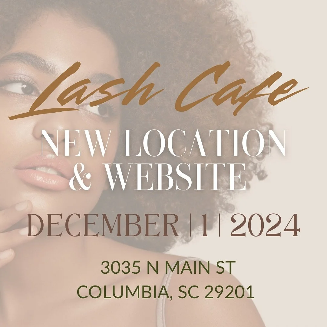 ATTN: 

The Lash Caf&eacute; is saying goodbye to our current location in Lexington on December 1st, 2024 but hopefully not to you. We love each and every one of our clients and we thank you for your loyalty throughout the years. We hope to see you a