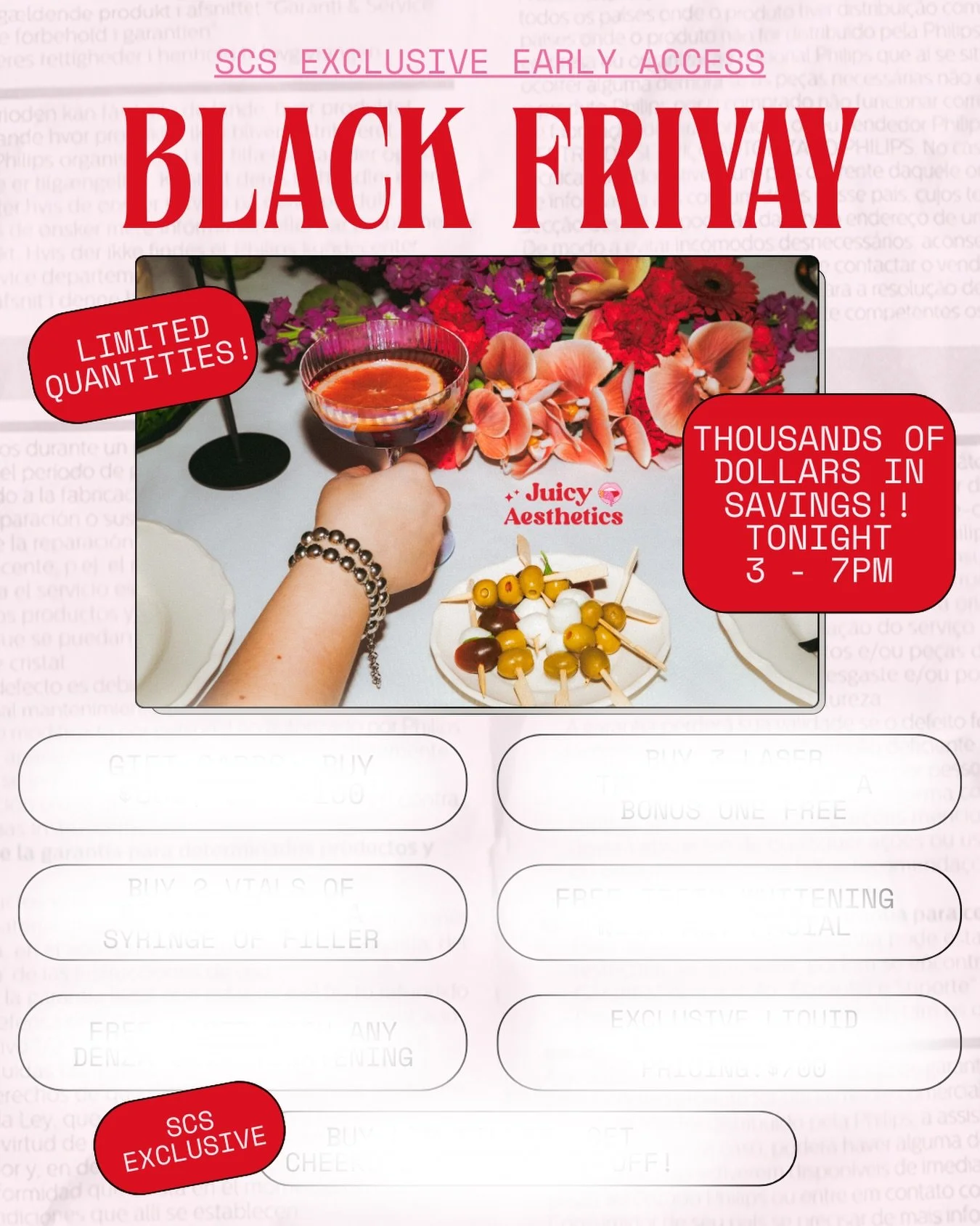 Eek we can&rsquo;t wait to see you all tonight at the Self Care Social!! Attendees will get EXCLUSIVE early access to our Black Friyay specials!! There are THOUSANDS of dollars in savings and VERY LIMITED quantities of each special discount&mdash; in