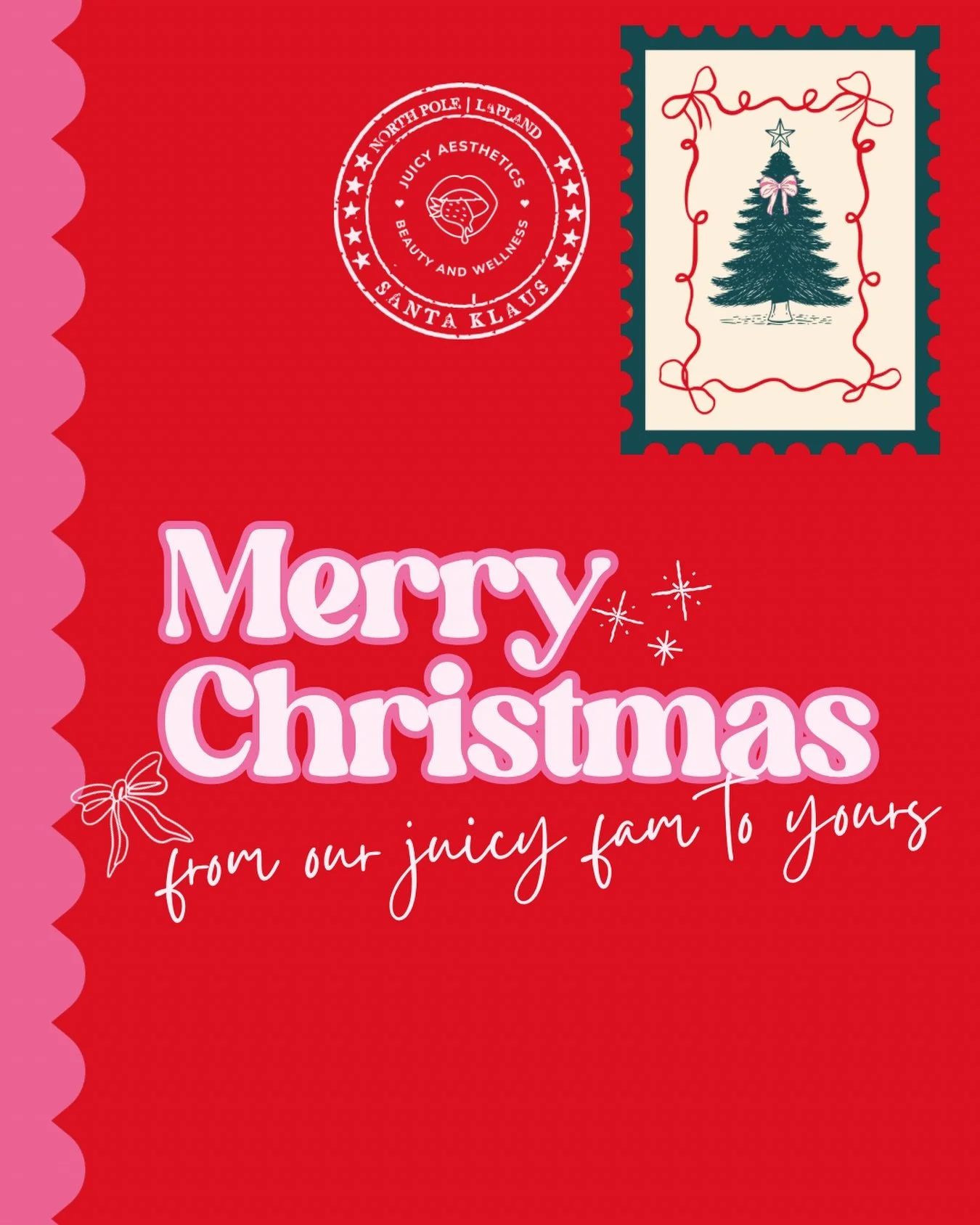 Merry Christmas, Juicy Gang! We are so grateful for you. May this season be filled with laughter, rest, and rejuvenation (both inside and out 💋) xoxo

📍 Juicy Aesthetics
3305 Main St. STE 301, Vancouver, WA
By appointment only

💅🏼 DM us
📲 Call o